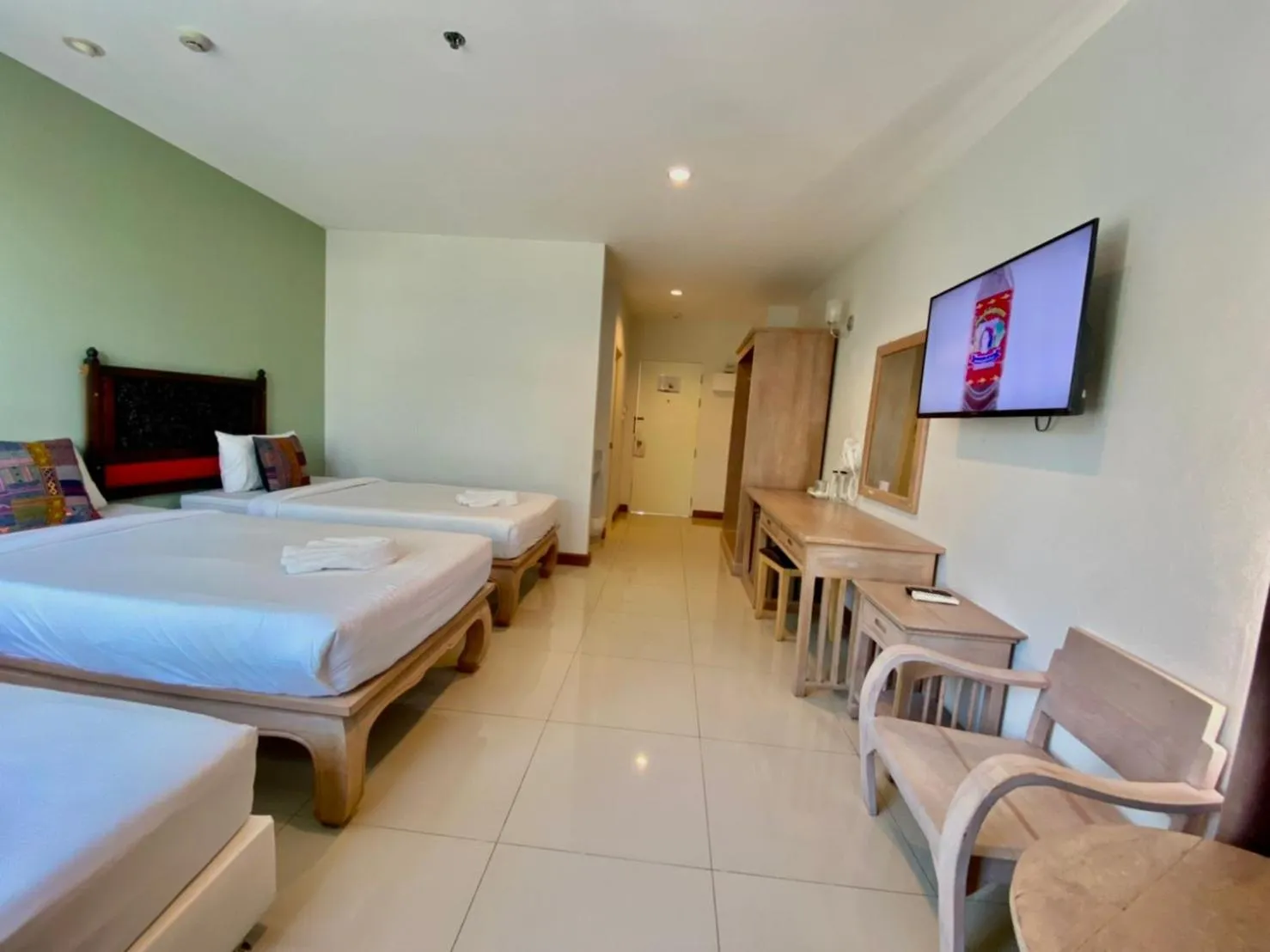 Bed in At Ruam Chok Hotel