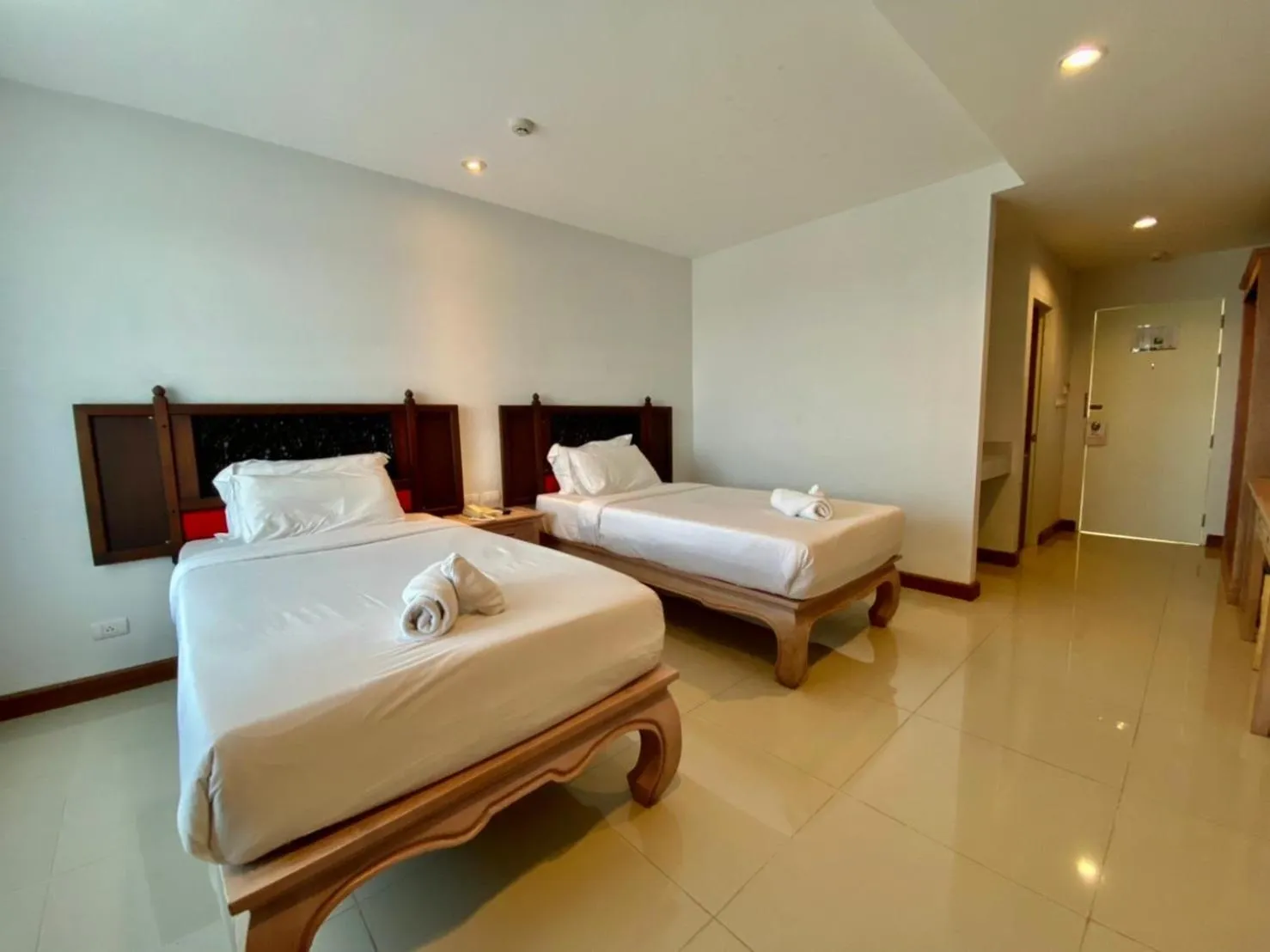 Bed in At Ruam Chok Hotel
