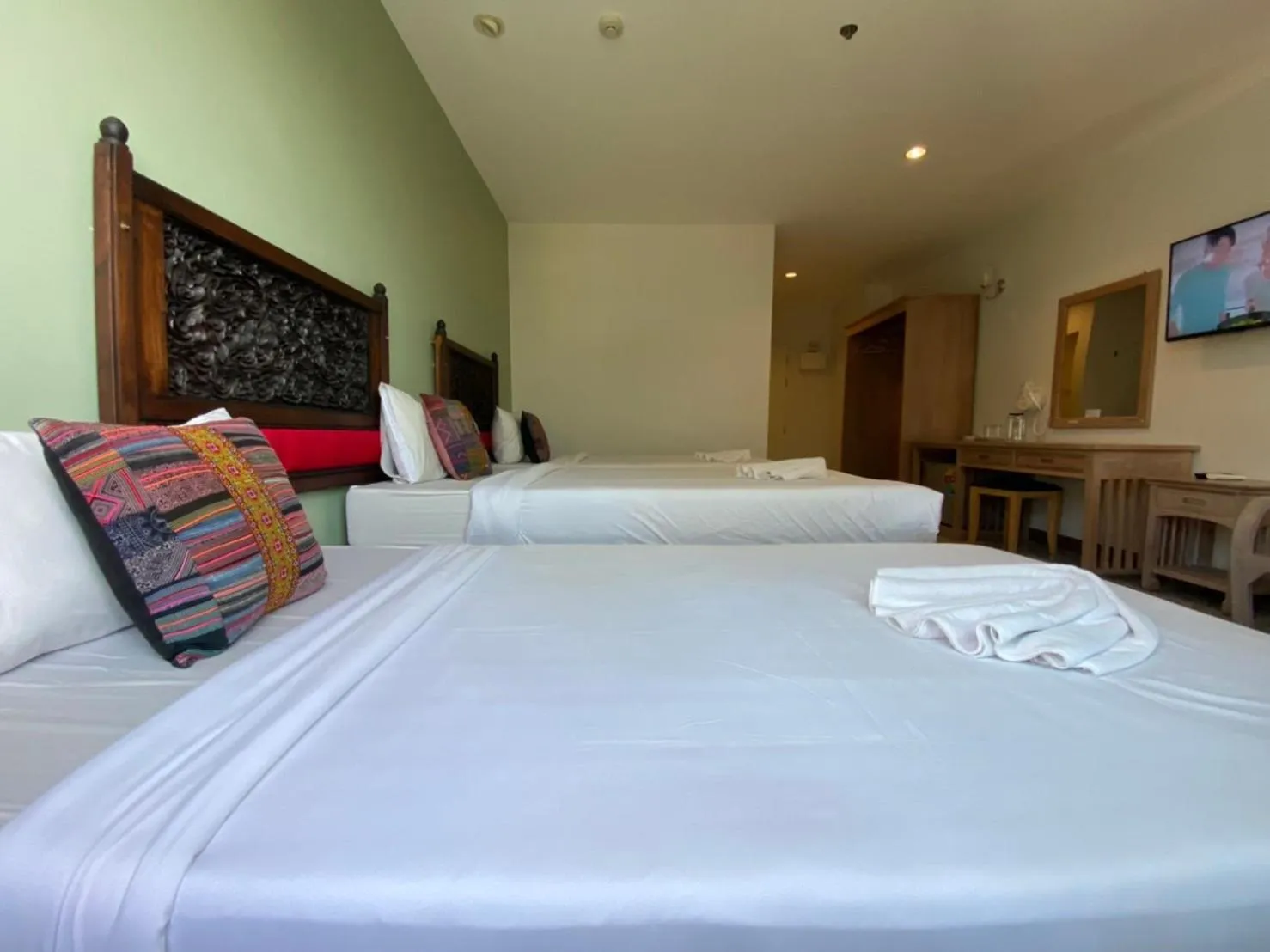 Bed in At Ruam Chok Hotel