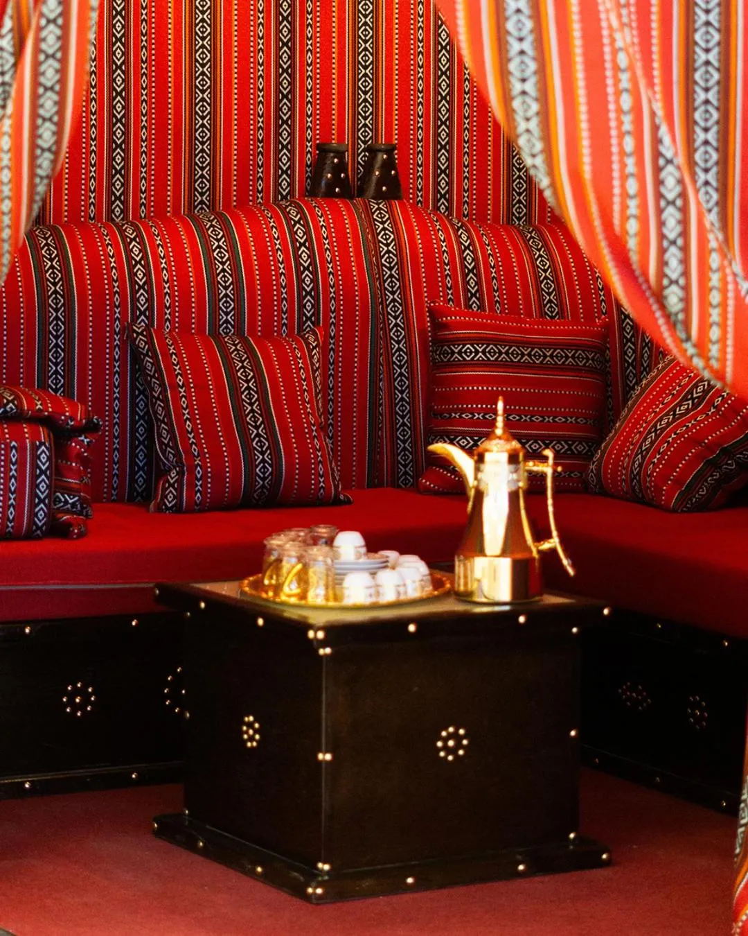 Seating area in Royal Grand Suite Hotel