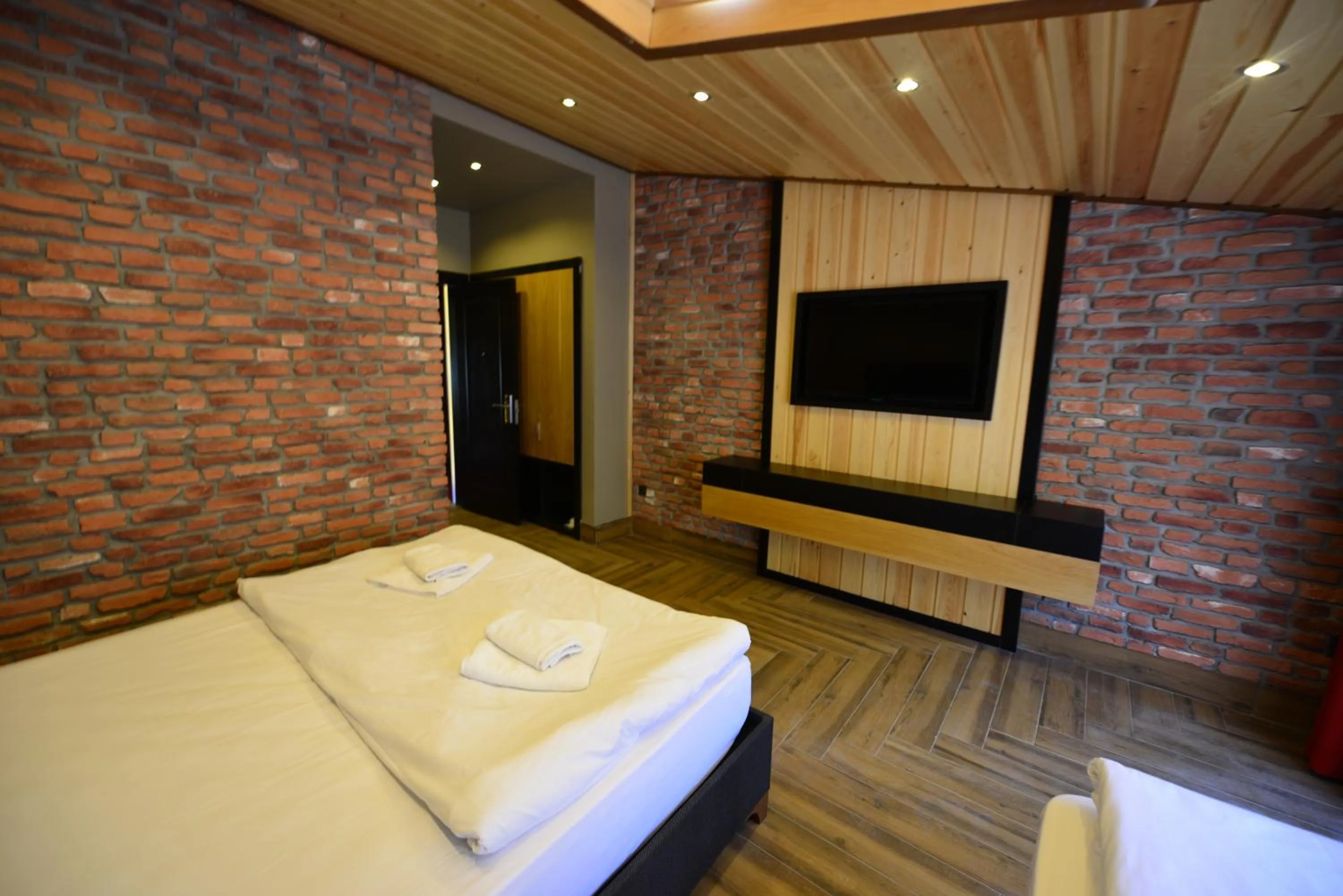 Bed in Inanlar Deluxe Hotel & Bungalow