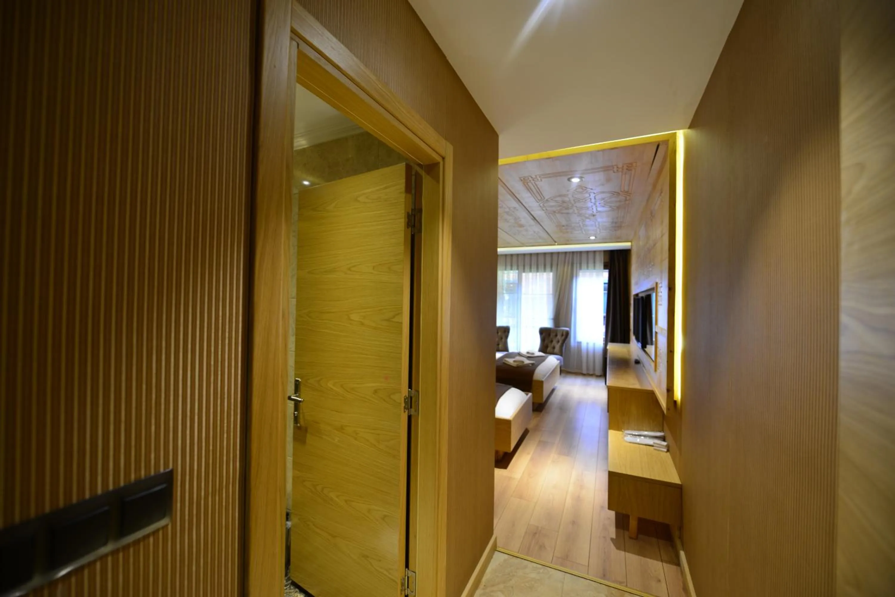 Bed in Inanlar Deluxe Hotel & Bungalow