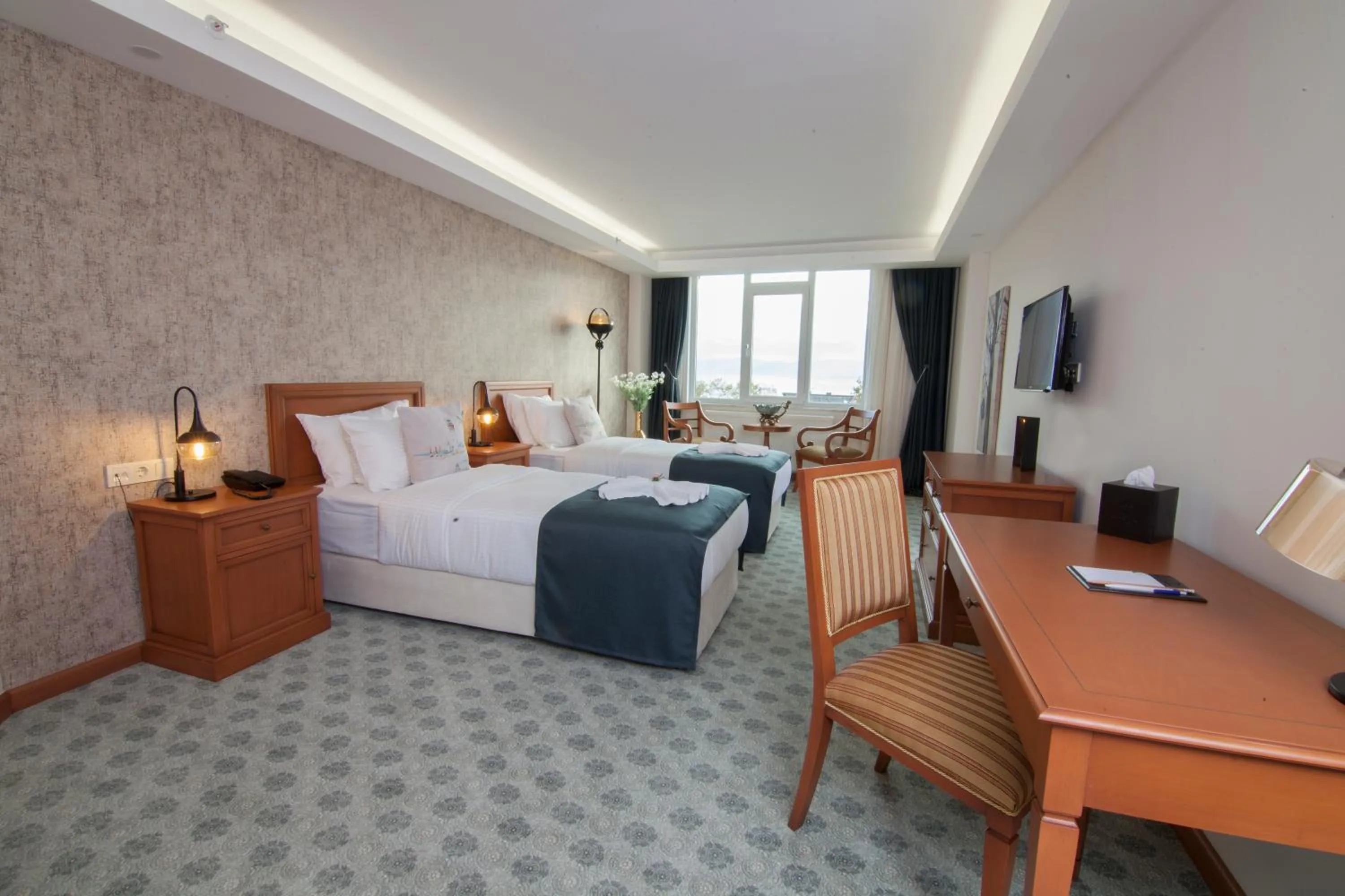 Bed in Tuzla Garden Hotel & Spa