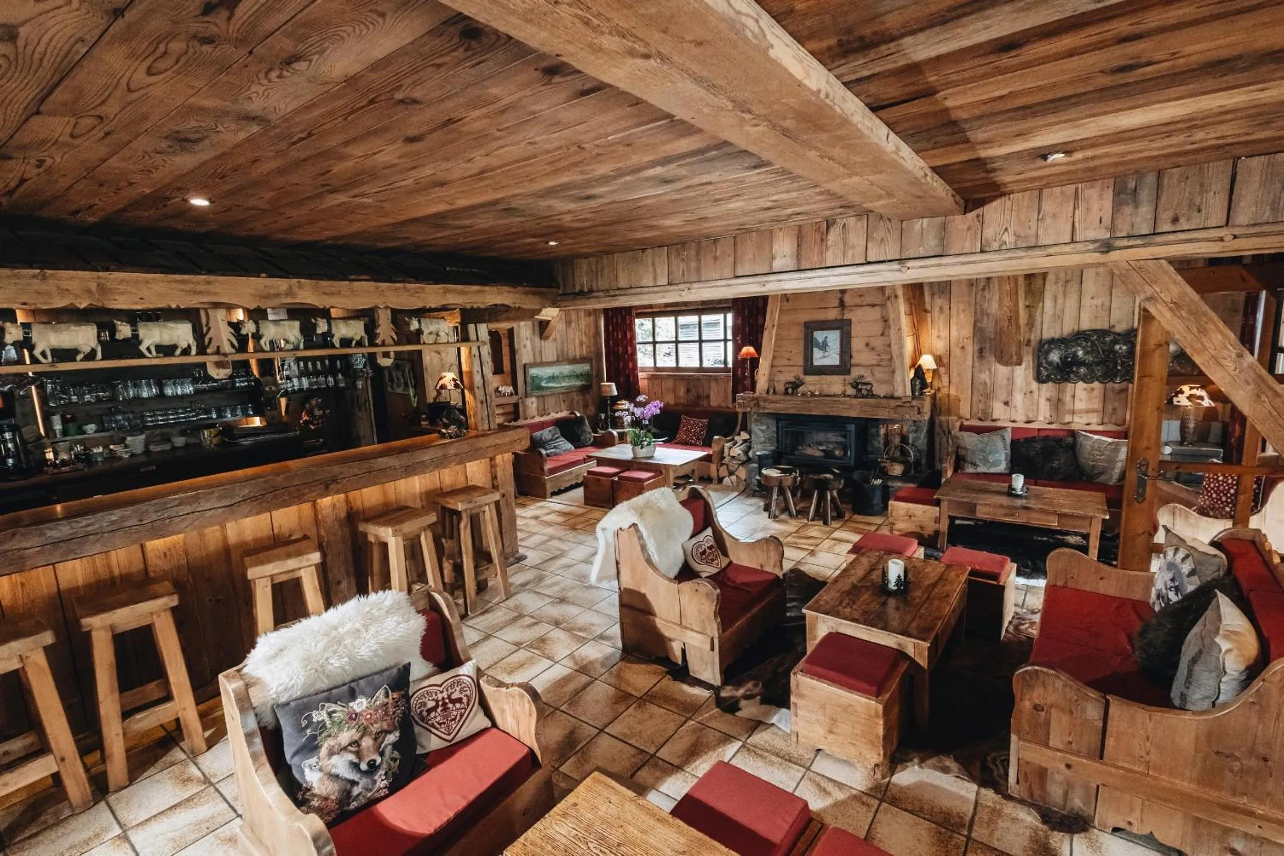 Living room in Residence Hôtelière La Renardiere
