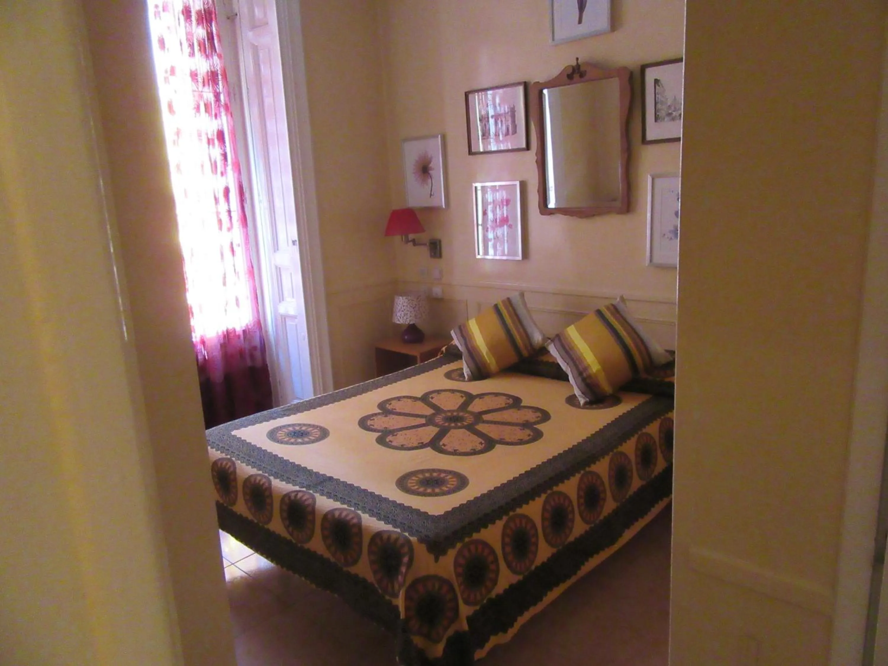 Decorative detail, Bed in Hostal La Fontana