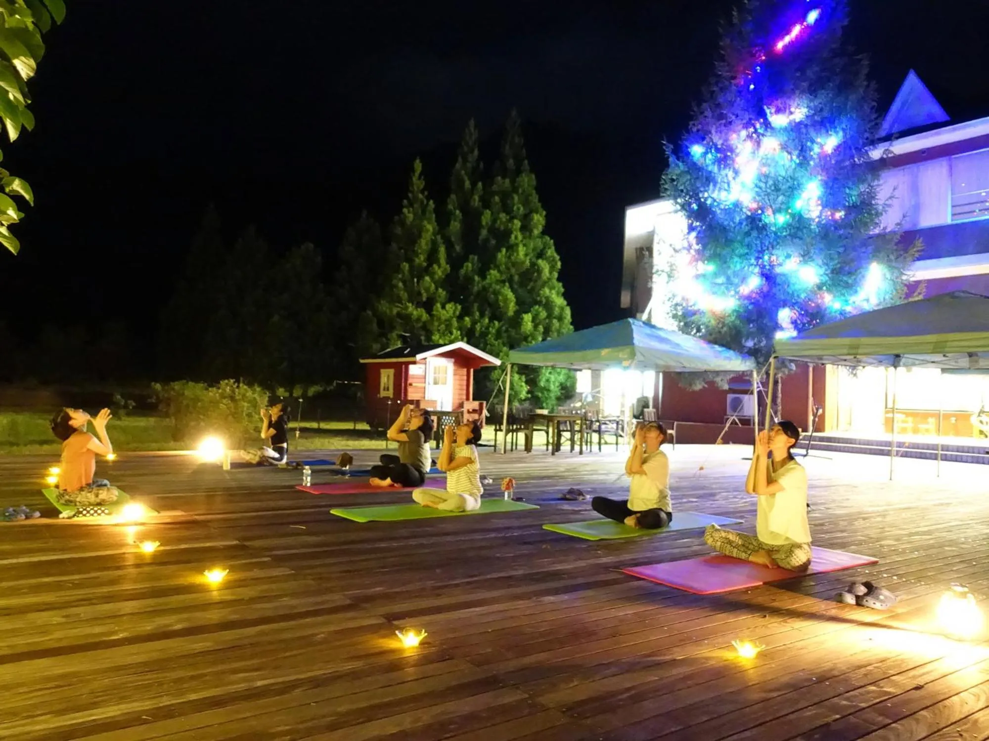 Night in Sora no Mori Hotel Hanagori