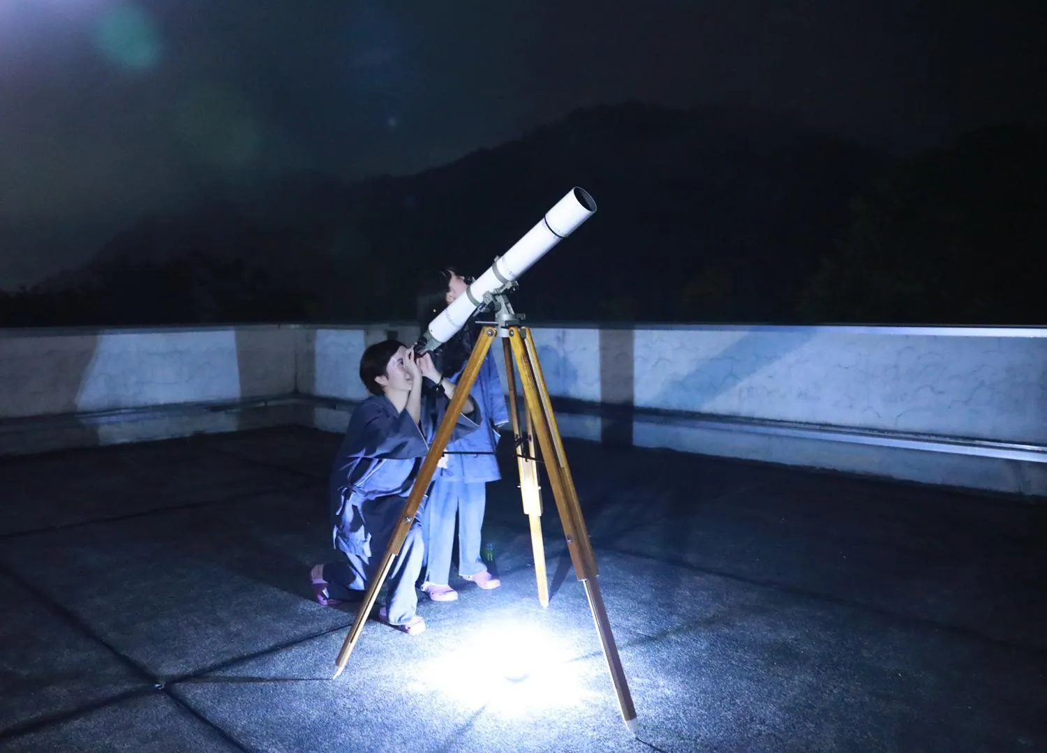 Night in Sora no Mori Hotel Hanagori