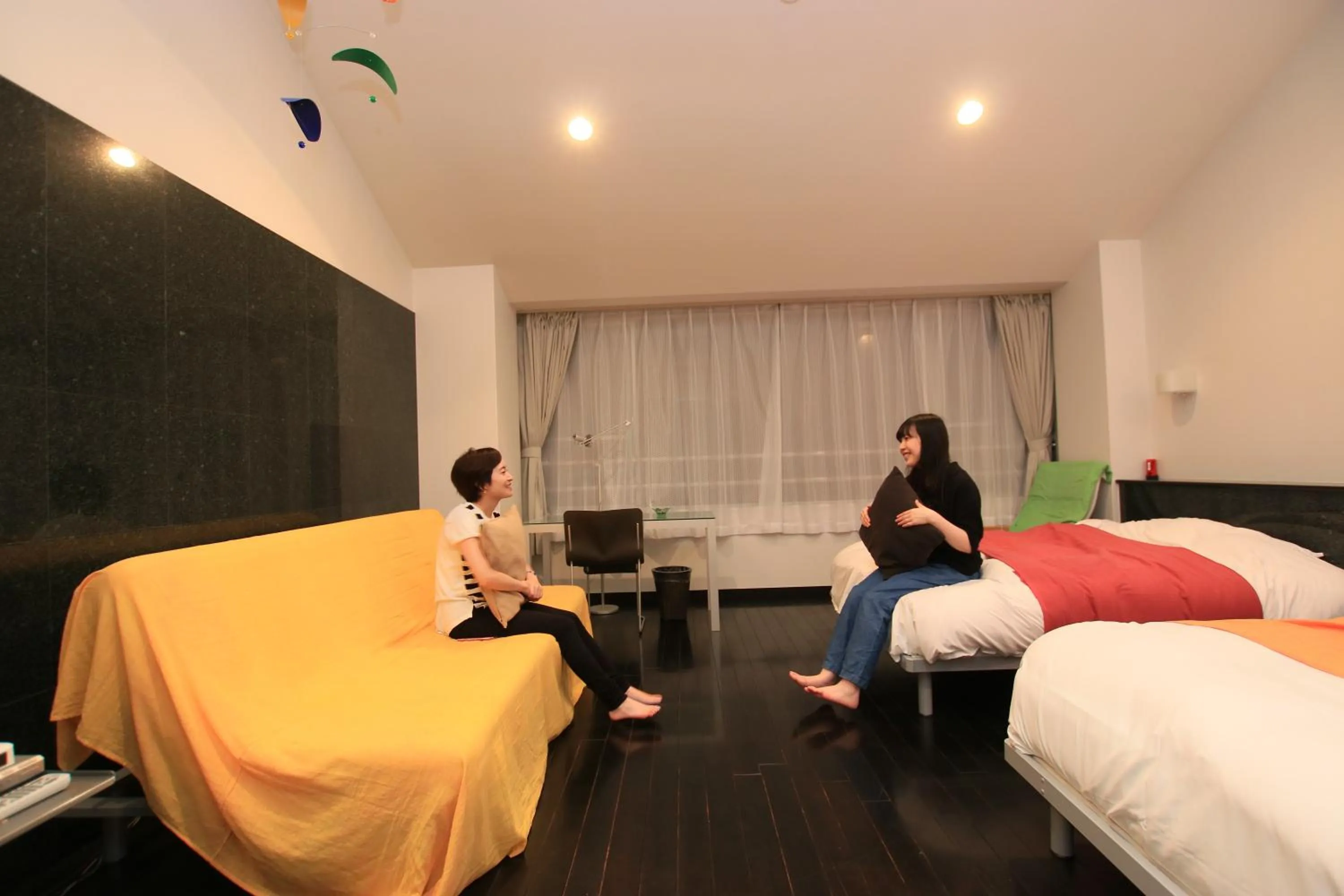 Photo of the whole room, Bed in Sora no Mori Hotel Hanagori