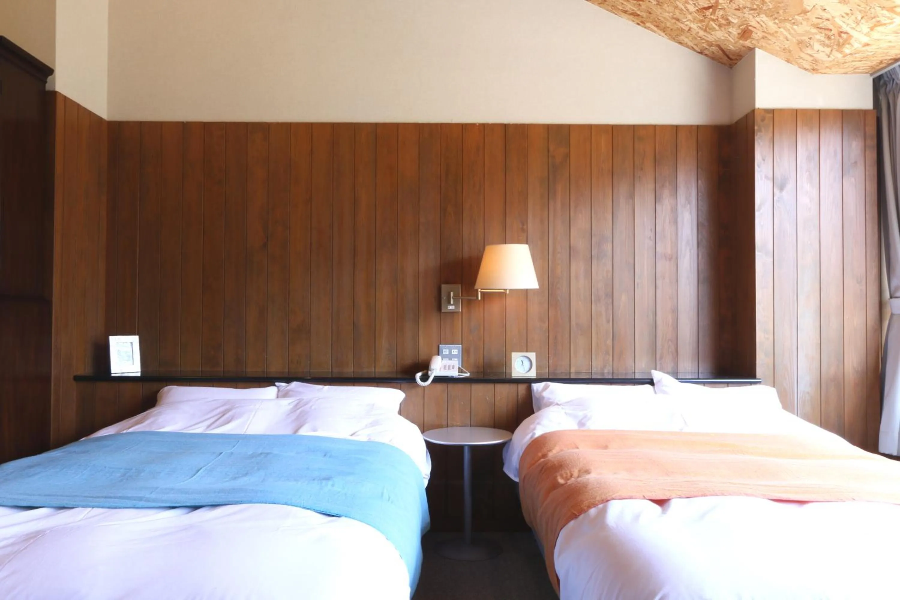 Bed in Sora no Mori Hotel Hanagori