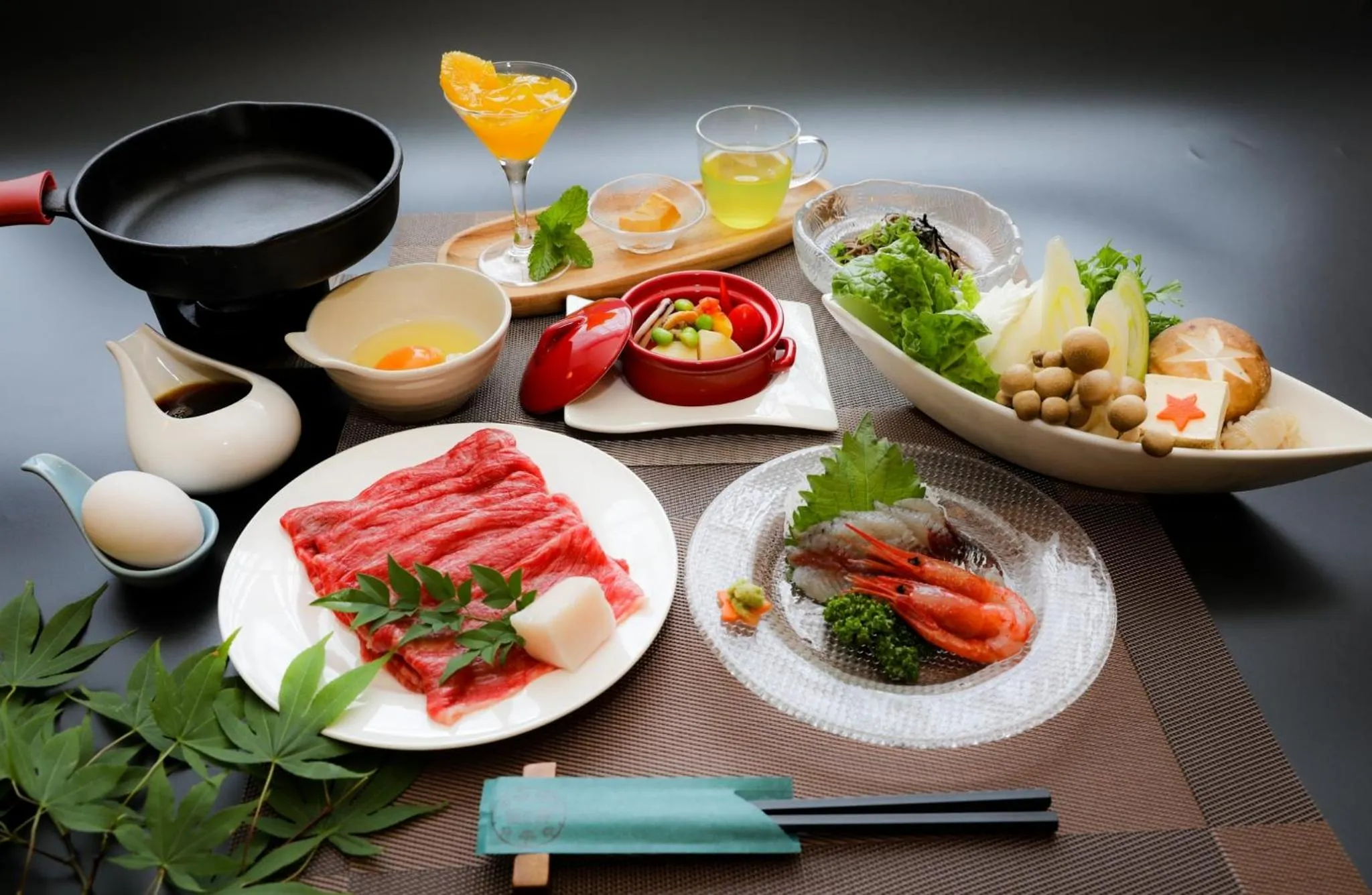 Food in Sora no Mori Hotel Hanagori