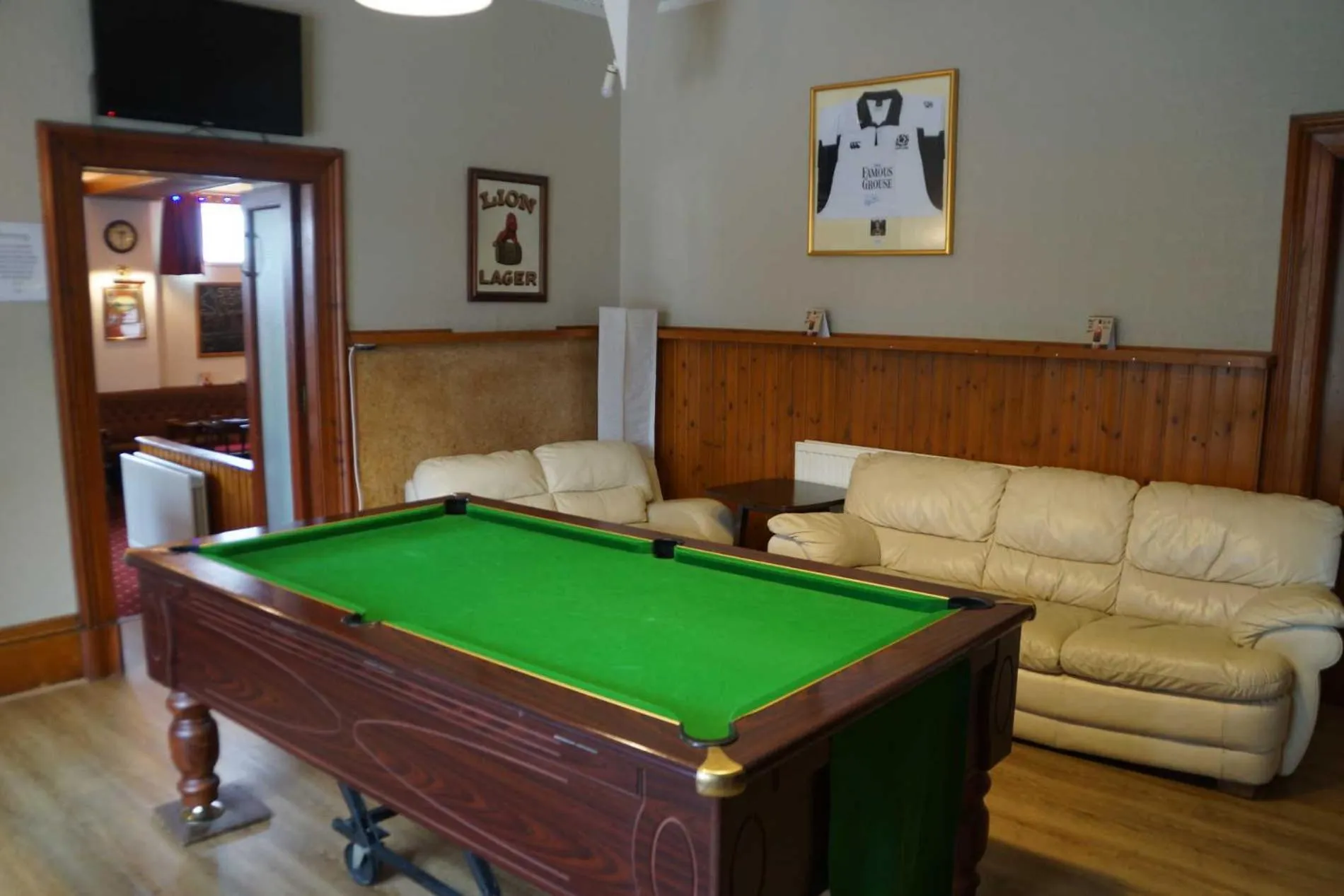 Billiard in Westerlea Hotel Nairn