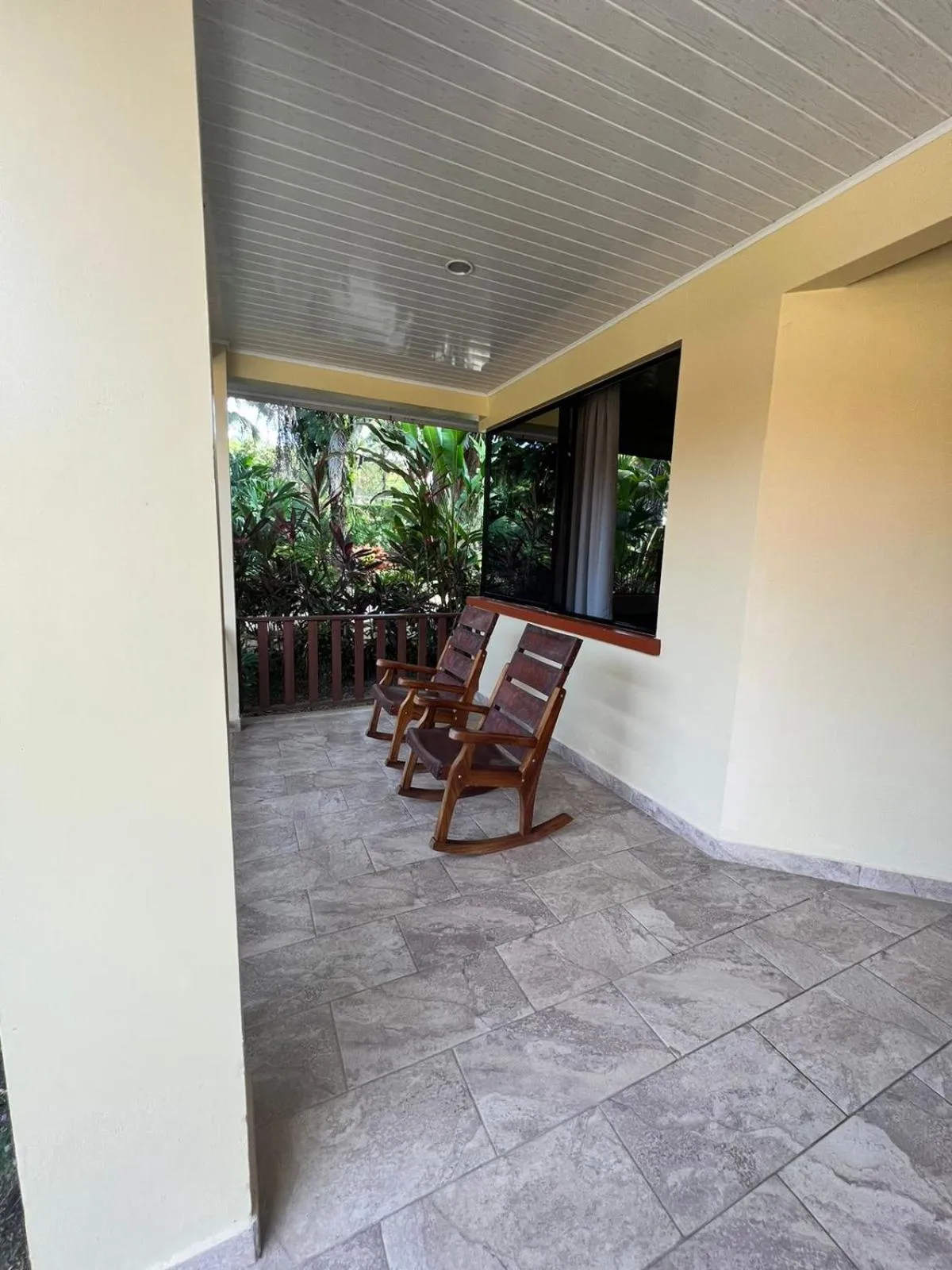 Patio in La Foresta Nature Resort