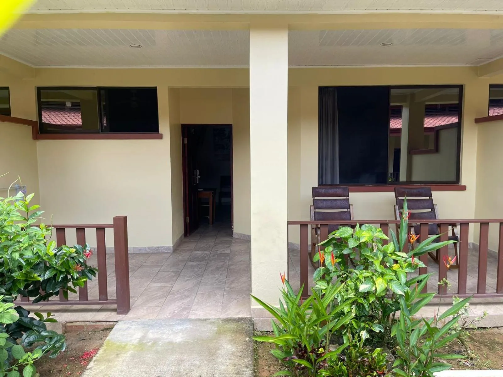 Patio in La Foresta Nature Resort