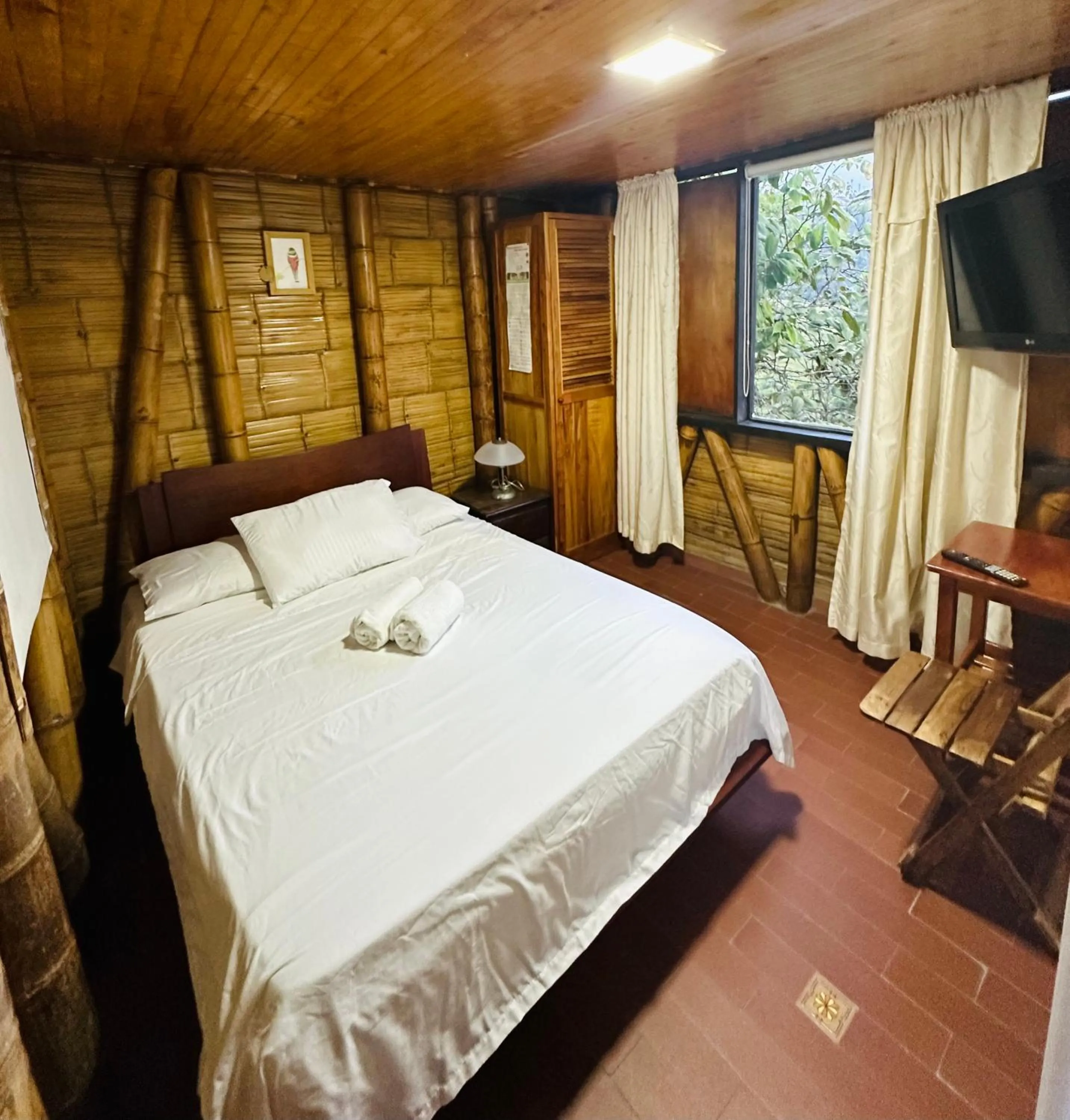 Bed in Eco Lodge La Juanita