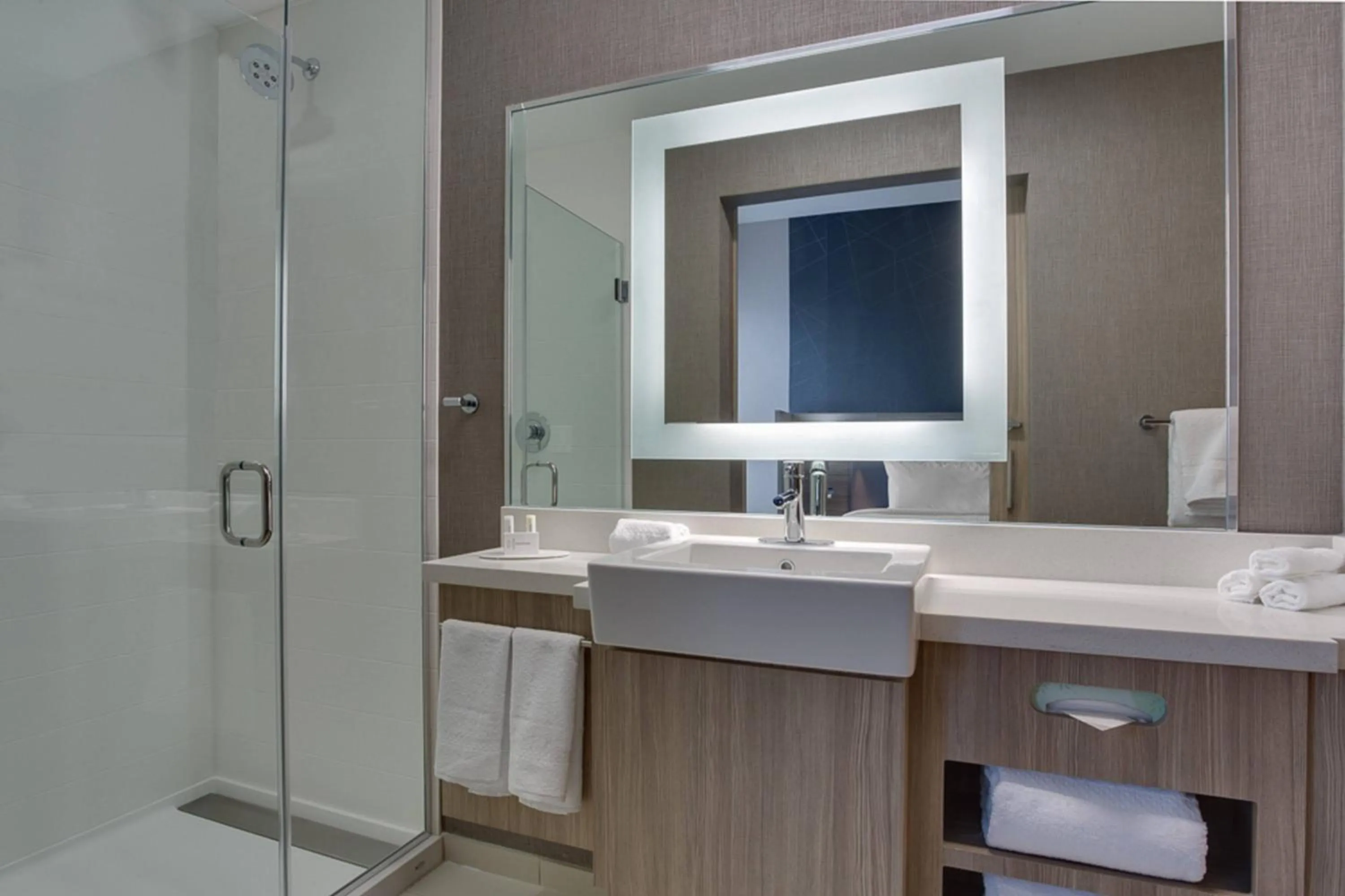 Bathroom in SpringHill Suites by Marriott Fort Lauderdale Miramar