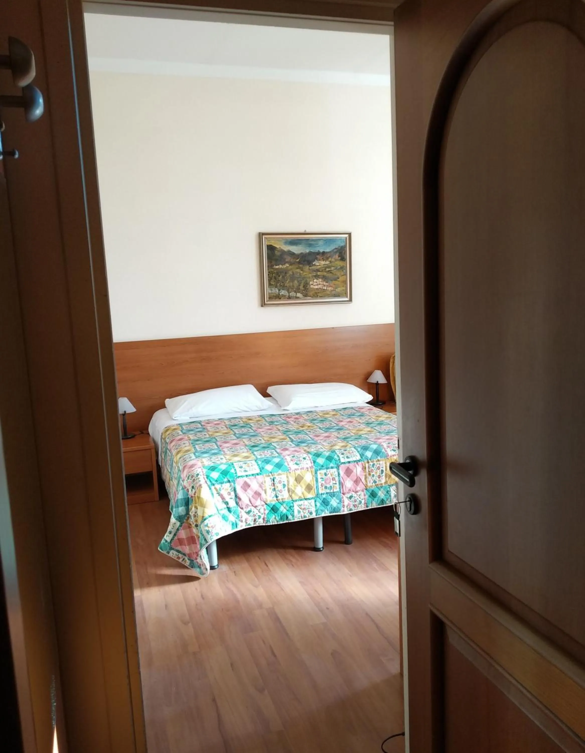 Bed in Hotel Lucciola