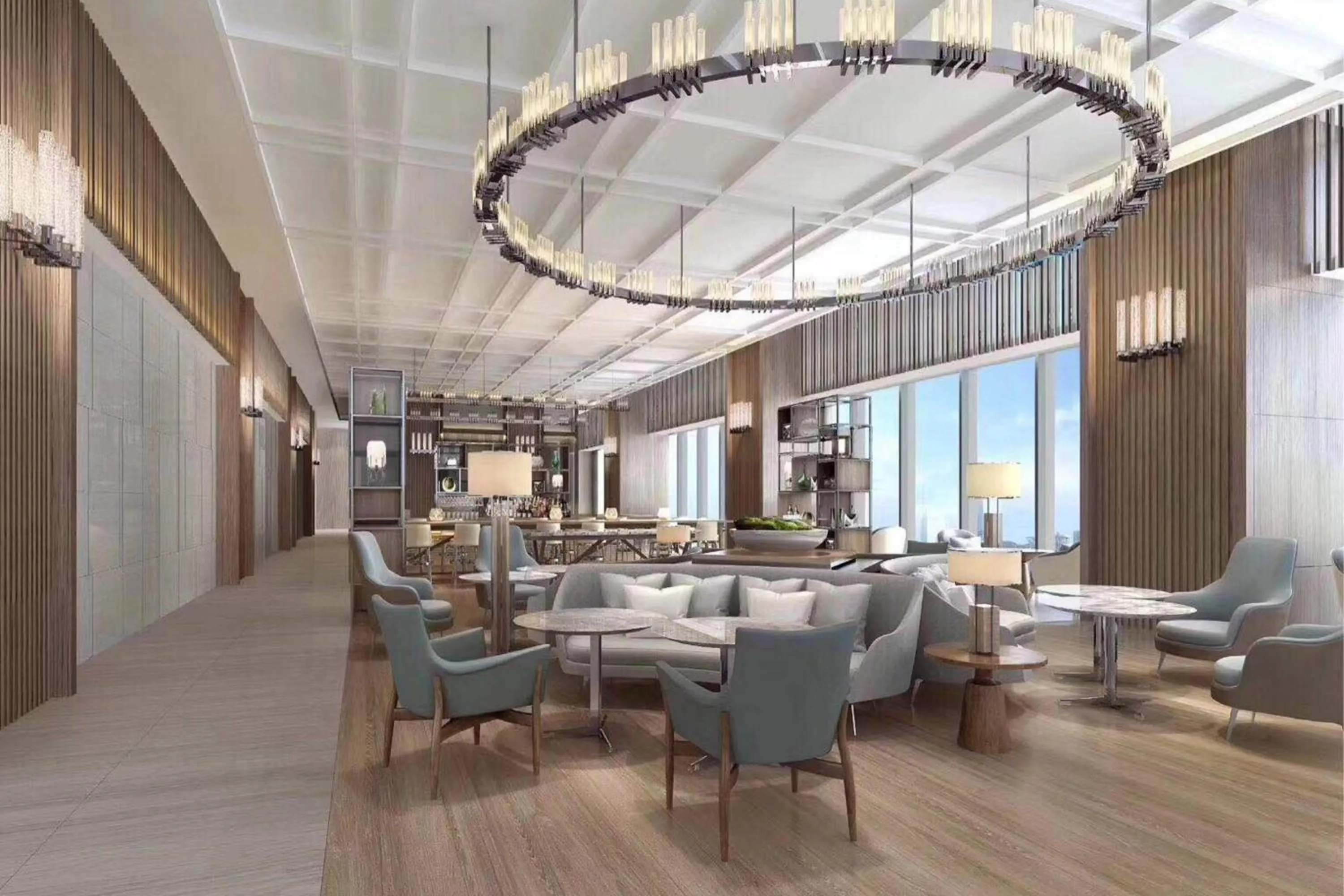 Lounge or bar in Courtyard by Marriott Suzhou Mudu