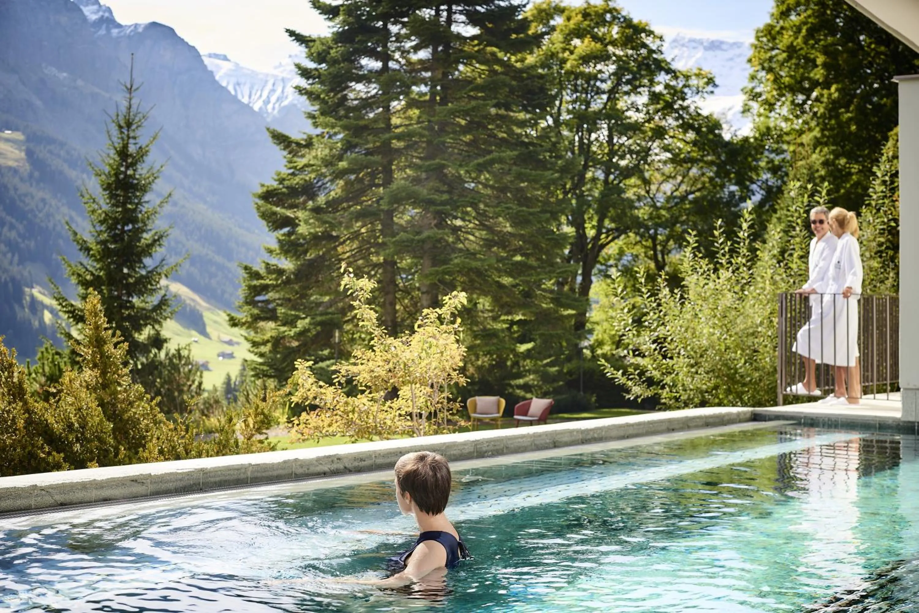 Swimming pool in Bellevue Parkhotel & Spa - Relais & Châteaux