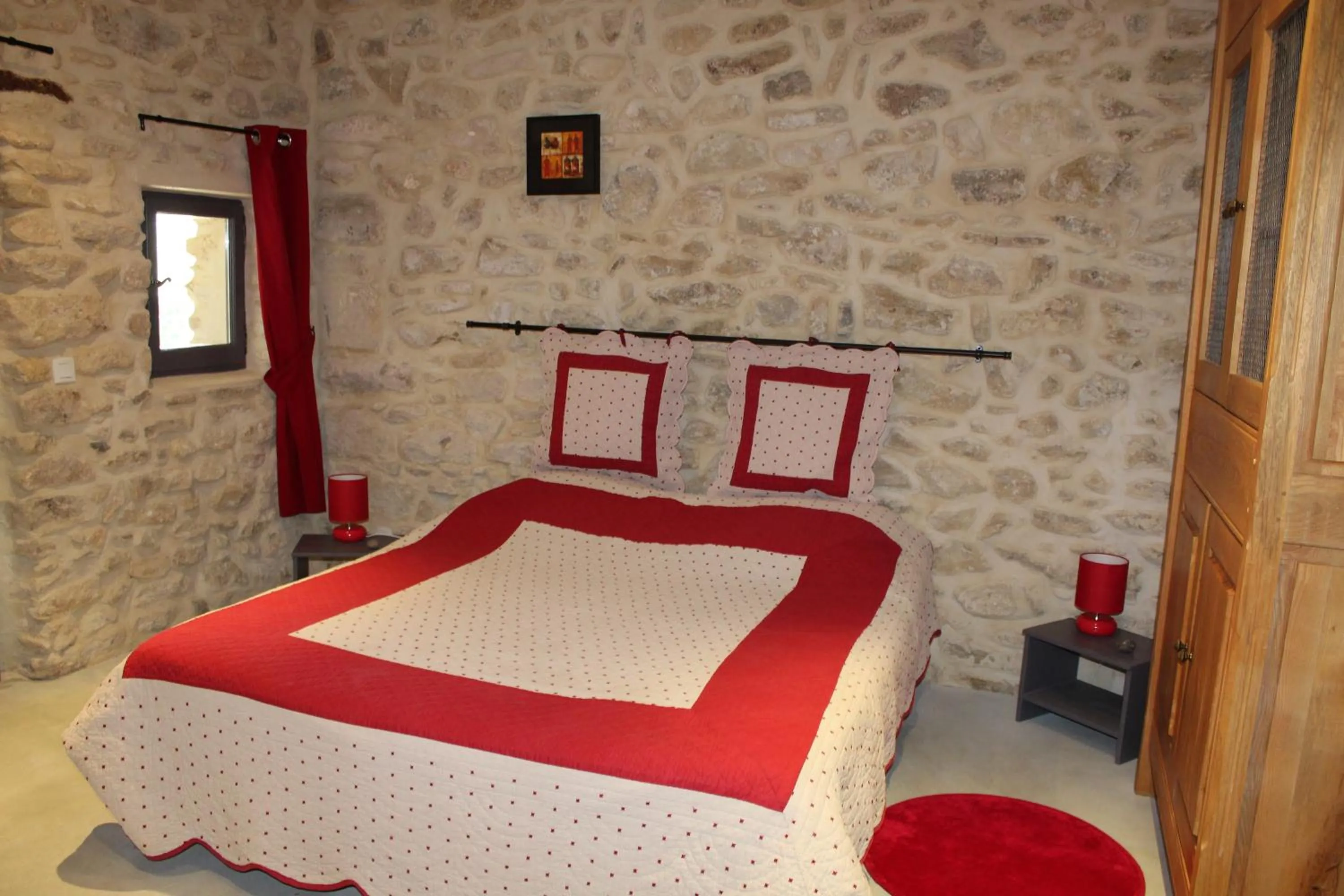 Bed in Les Logis de Paban