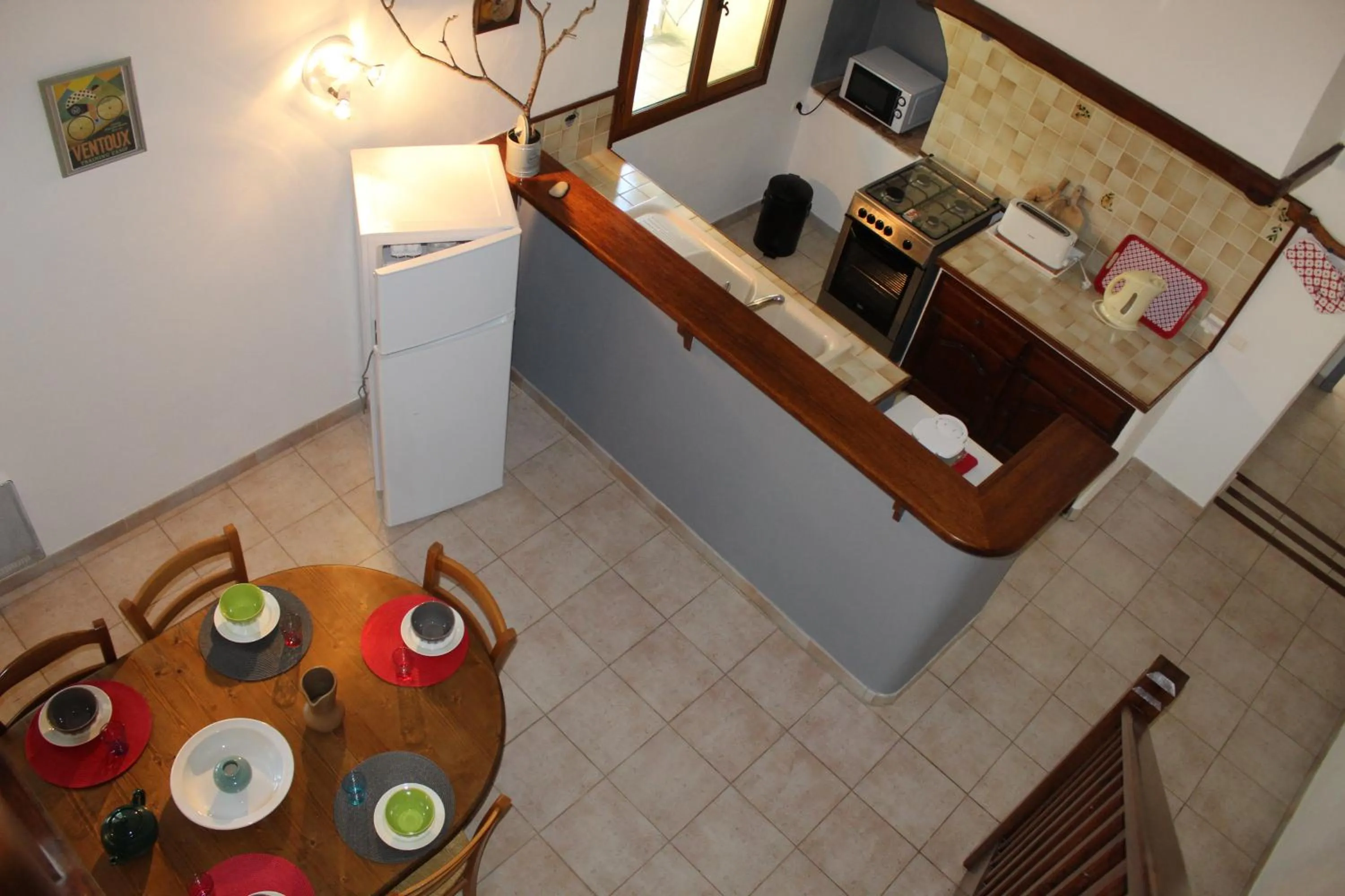Kitchen or kitchenette in Les Logis de Paban