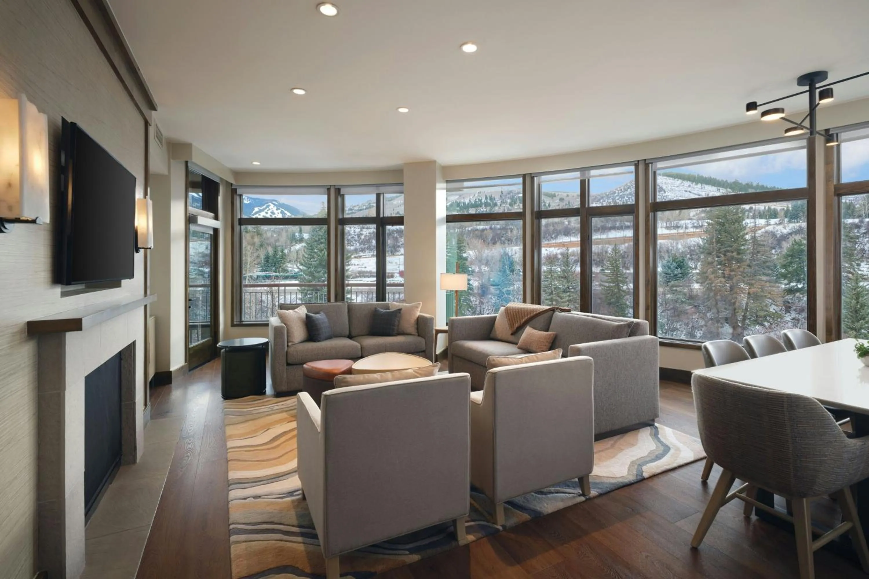 Living room in The Westin Riverfront Resort & Spa, Avon, Vail Valley