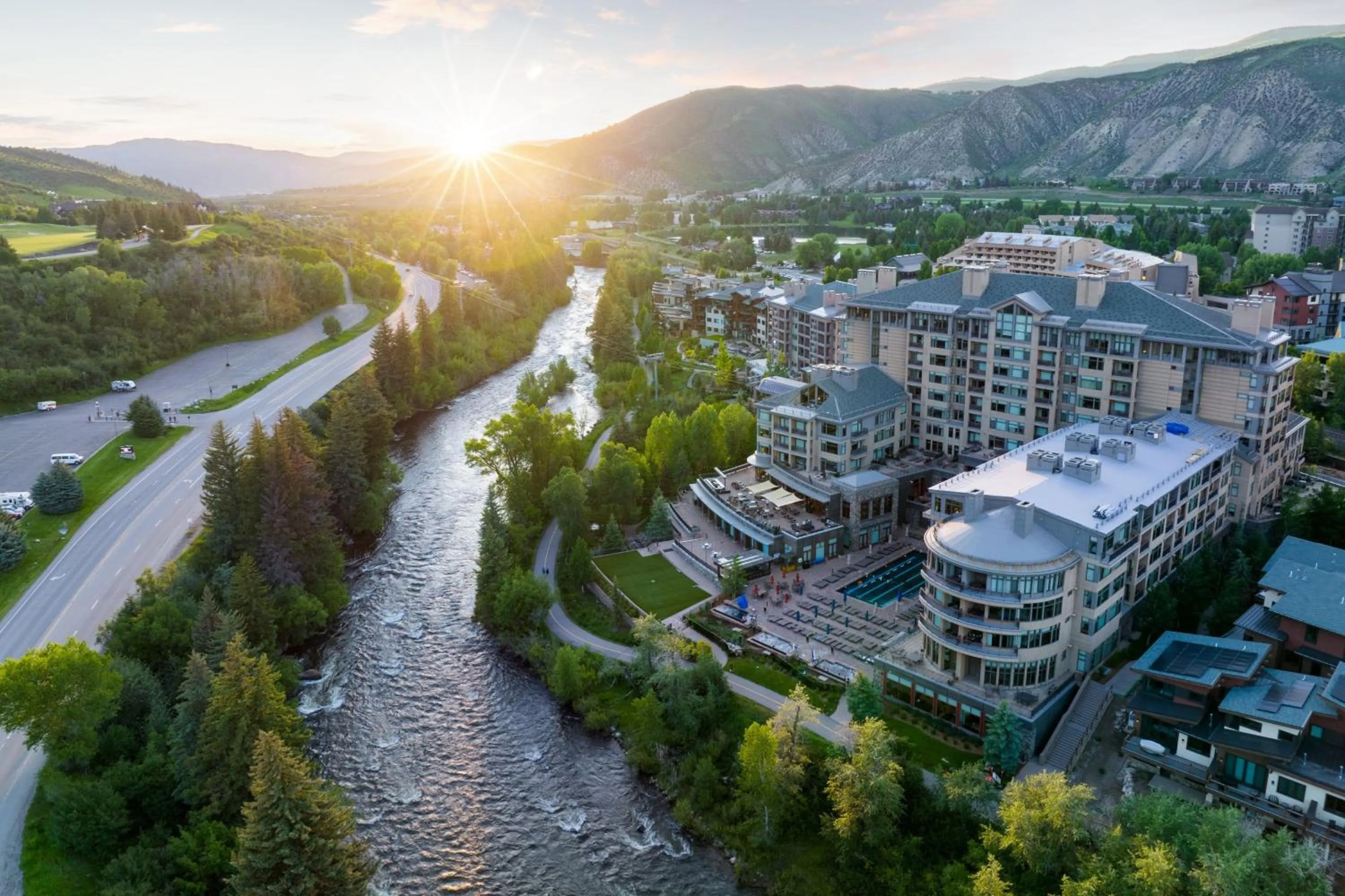 Property building in The Westin Riverfront Resort & Spa, Avon, Vail Valley