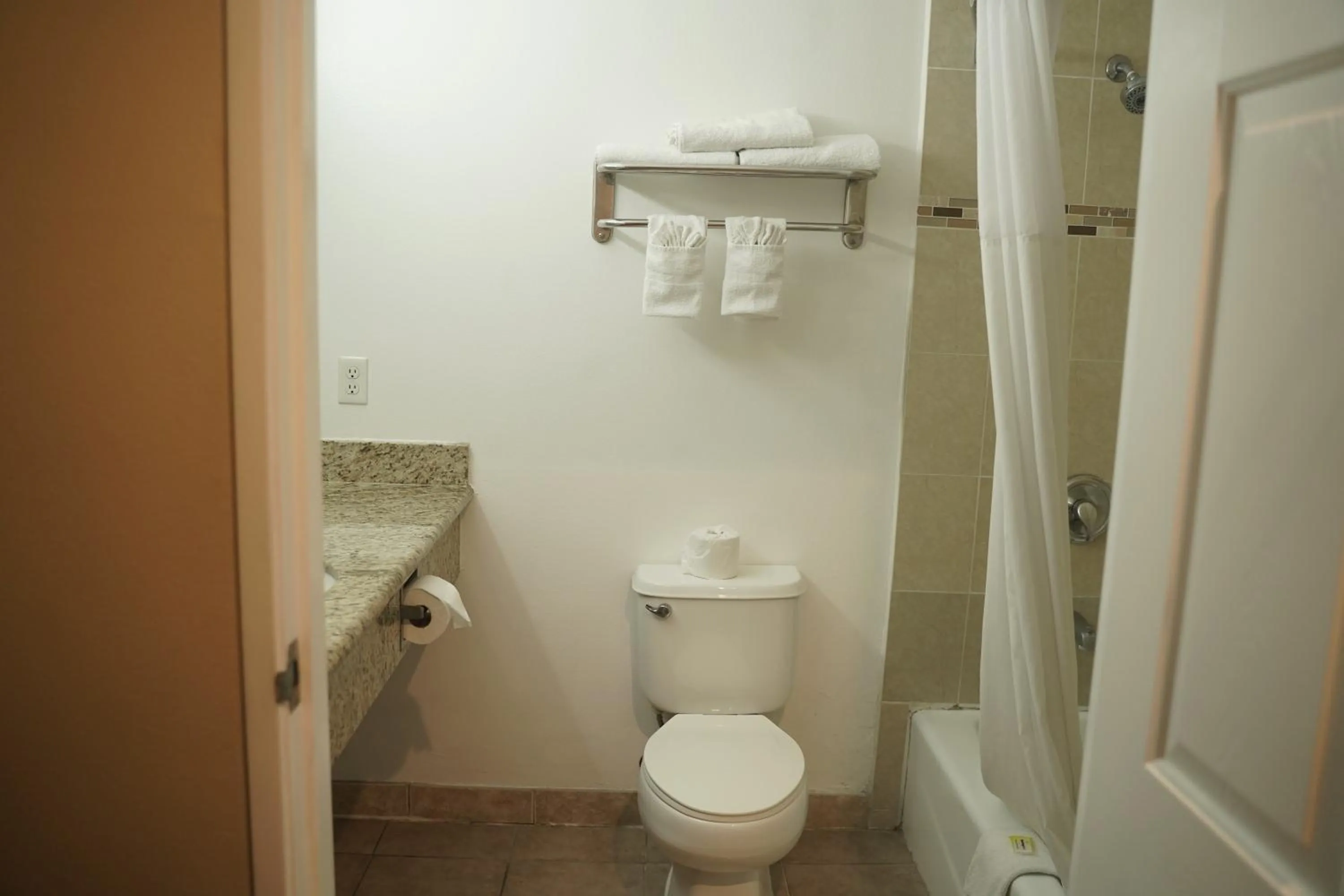 Bathroom in Harbor Inn & Suites