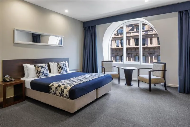 Bed in Great Southern Hotel Melbourne