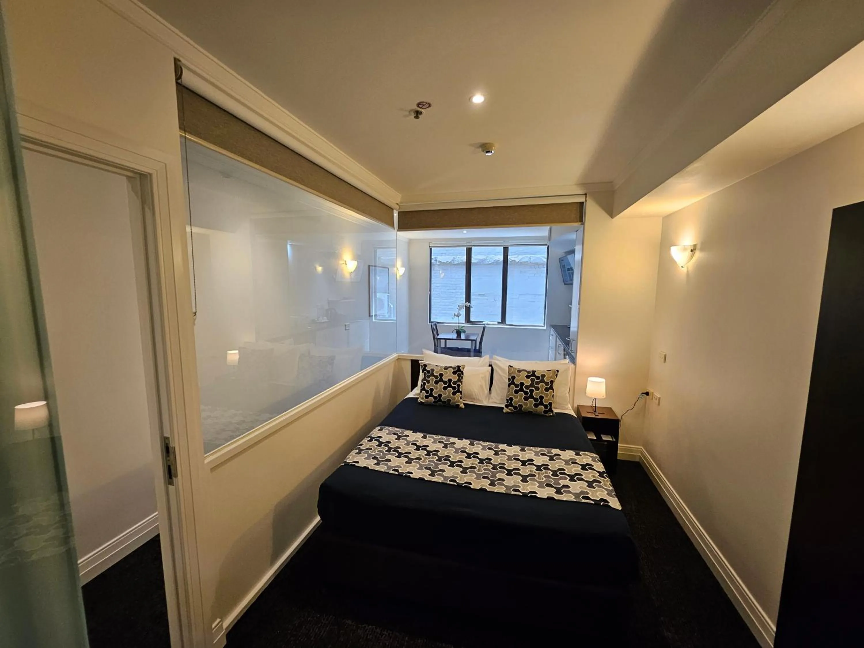 Bed in Great Southern Hotel Melbourne