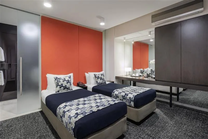 Bed in Great Southern Hotel Melbourne