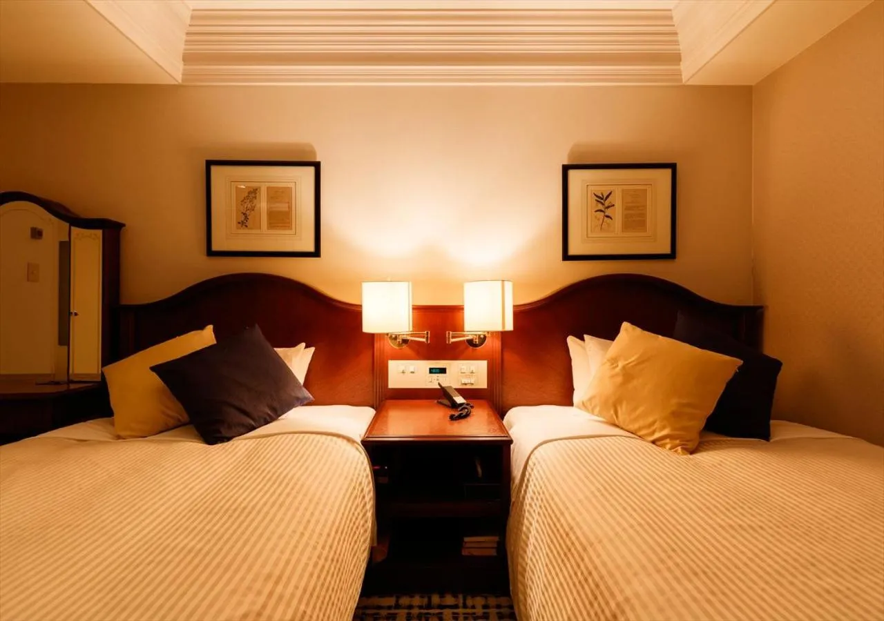 Bed in Kanazawa New Grand Hotel Premier