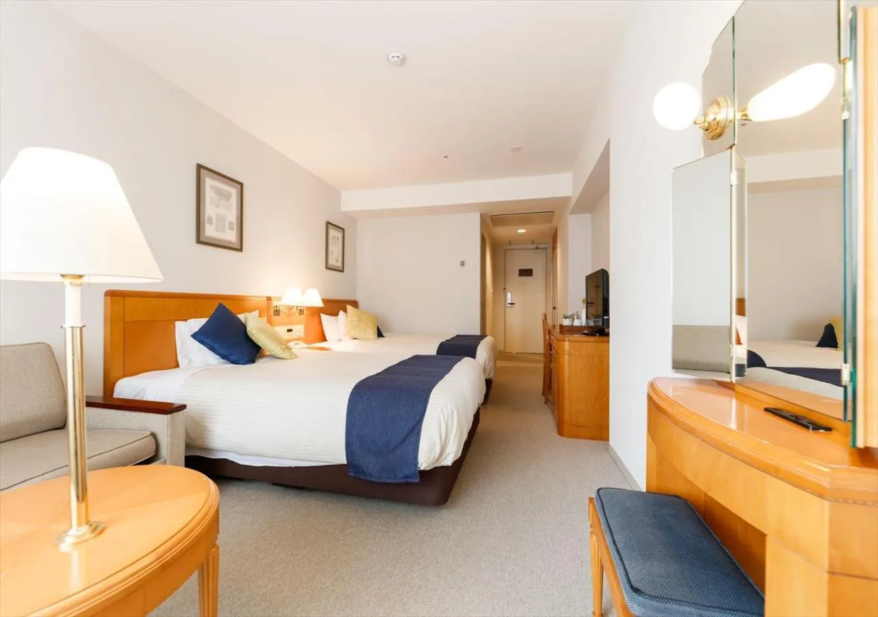 Photo of the whole room, Bed in Kanazawa New Grand Hotel Premier