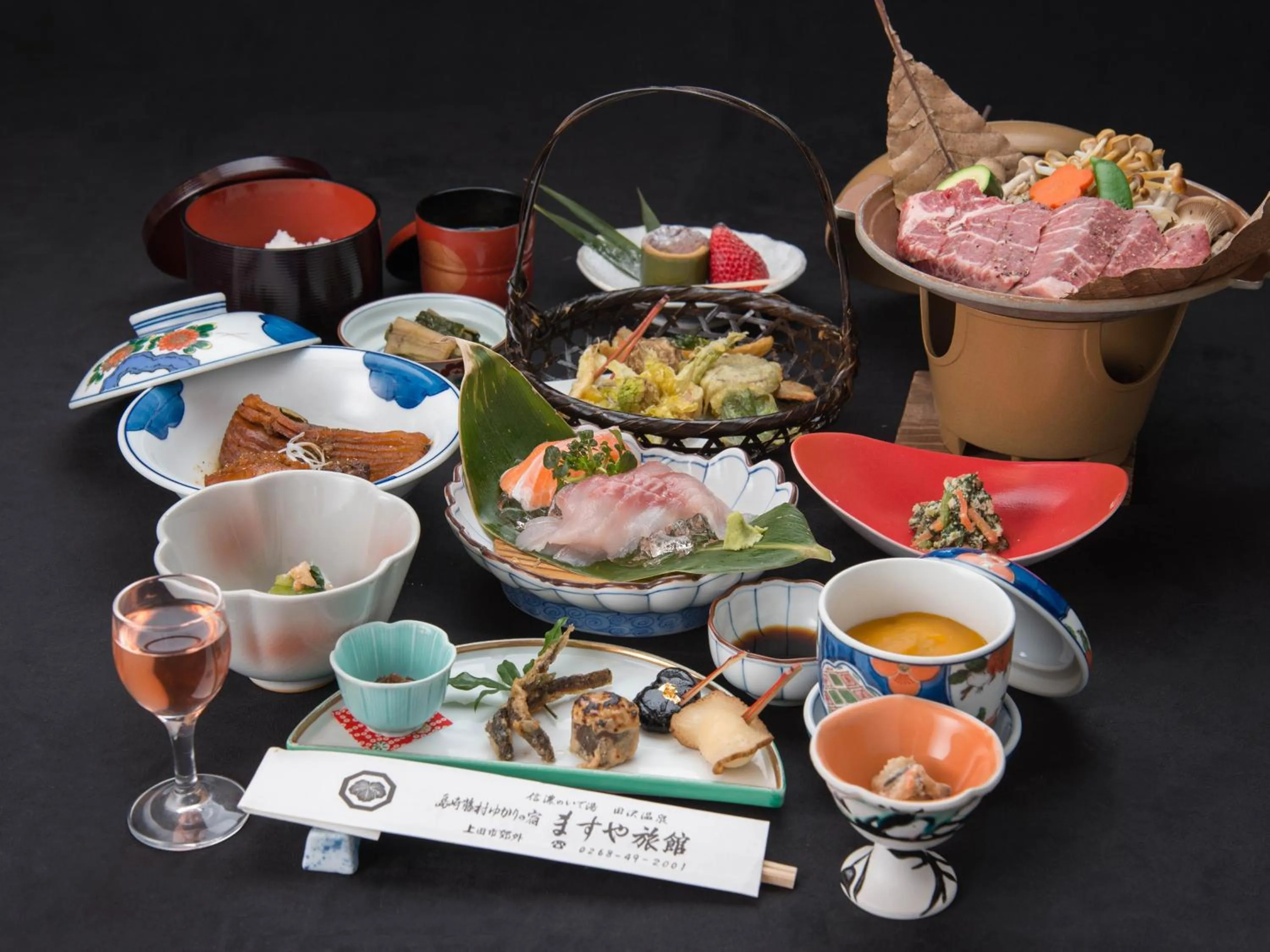 Dinner in Masuya Ryokan