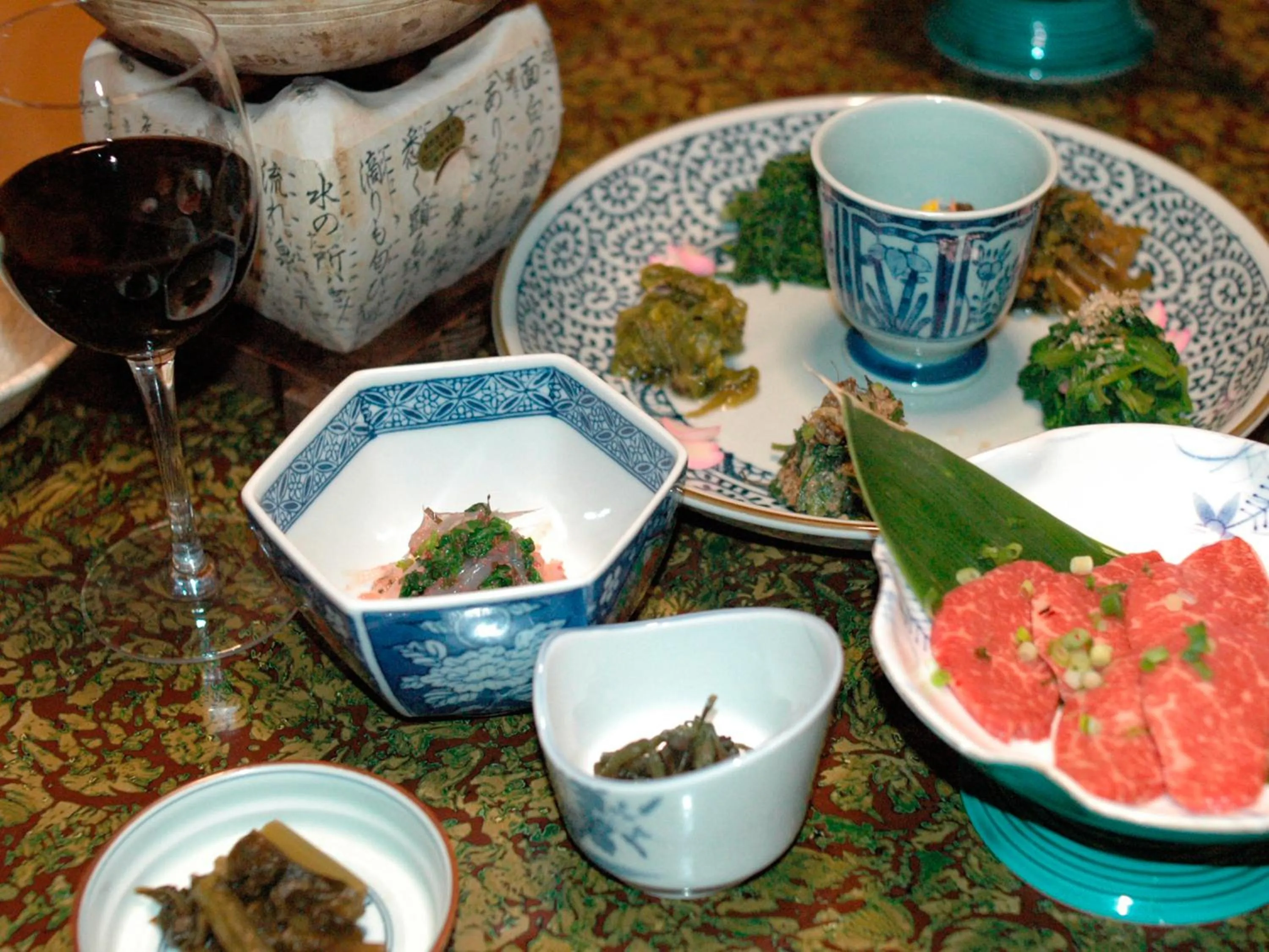 Food close-up in Masuya Ryokan