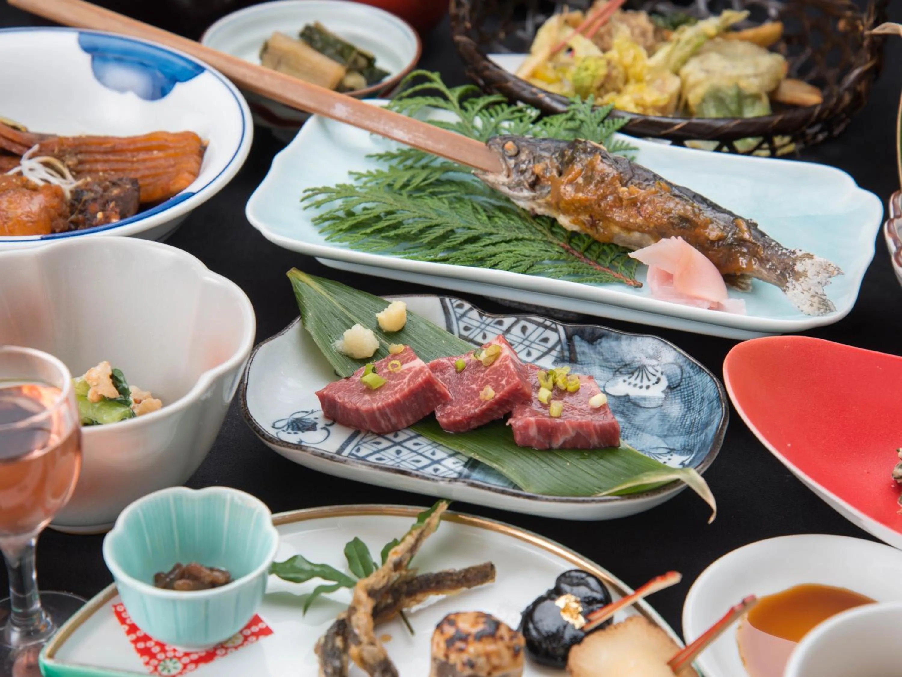 Dinner in Masuya Ryokan