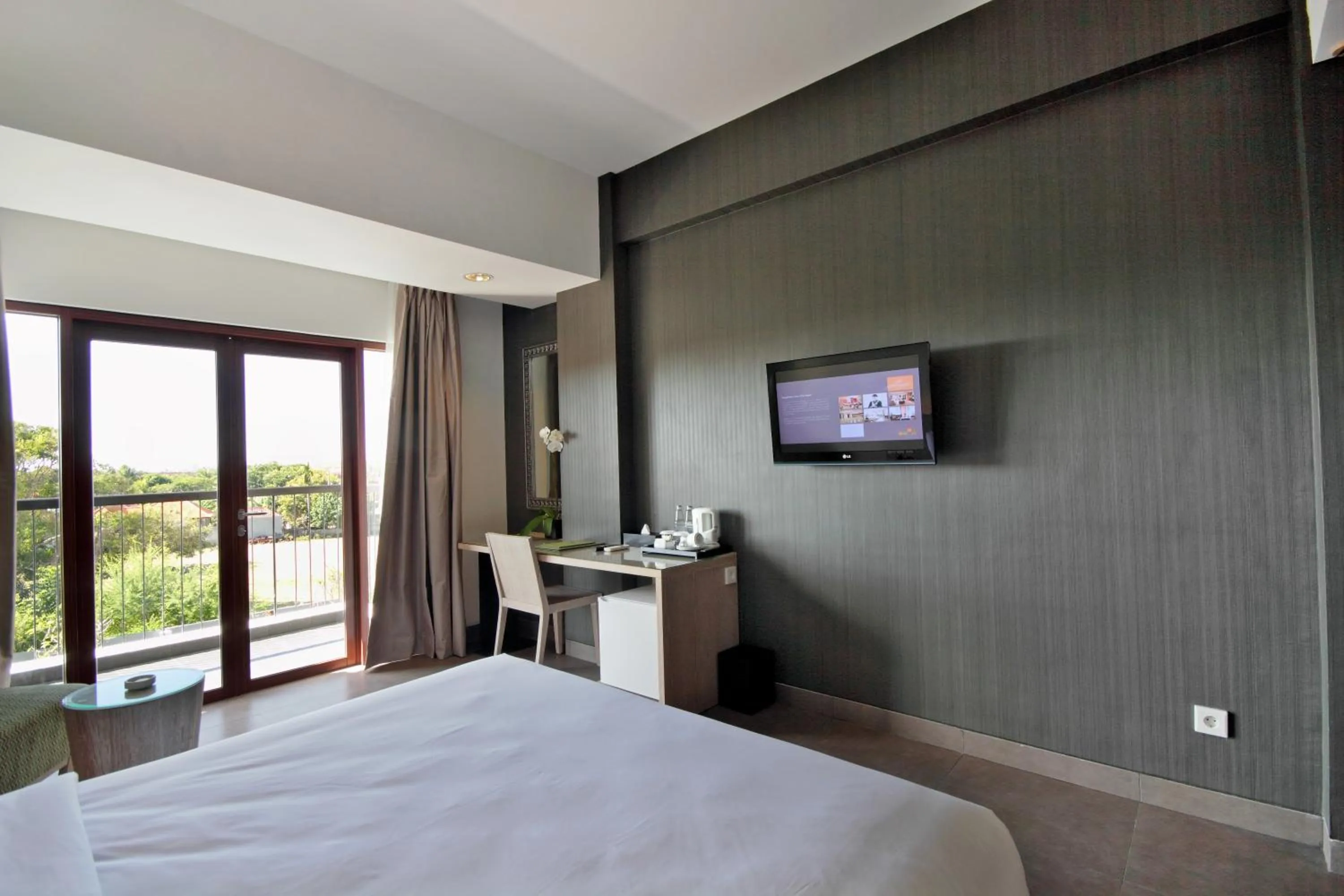 Bed in Hotel Santika Siligita Nusa Dua