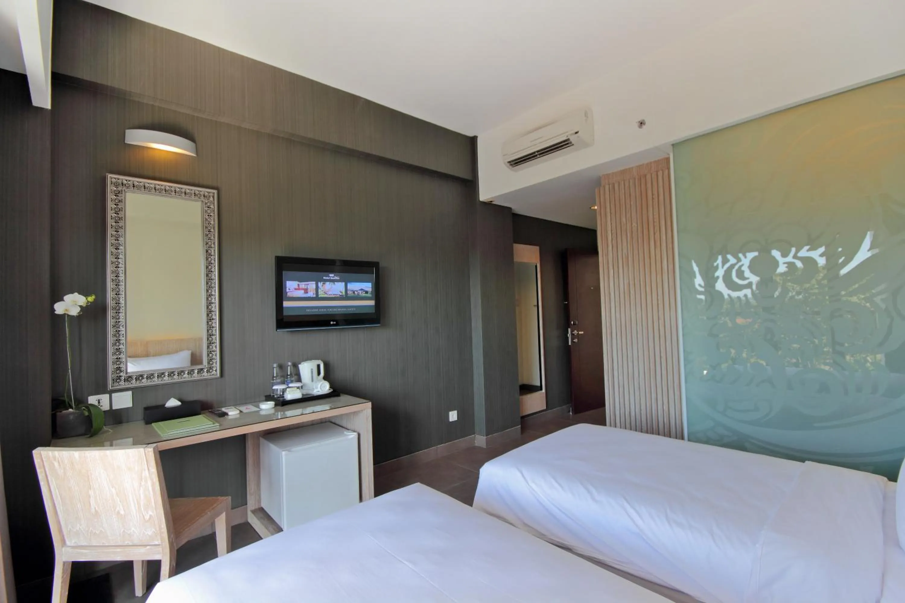 Bed in Hotel Santika Siligita Nusa Dua