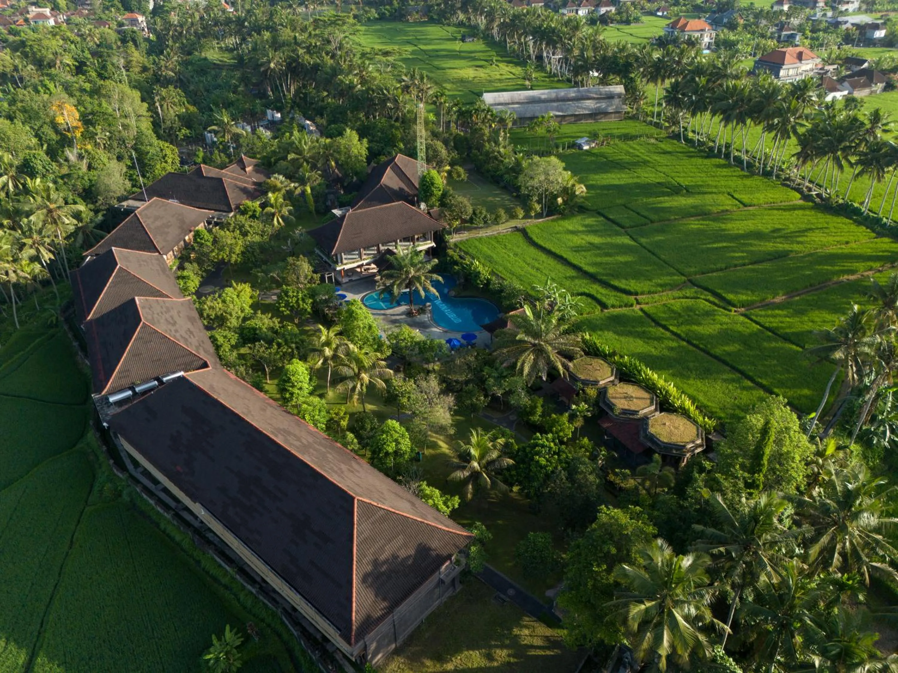 Property building in Bhuwana Ubud Hotel and Farm