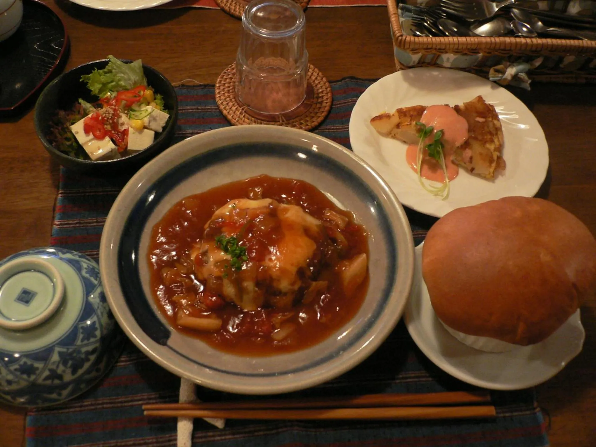 Food in Yufuin Country Road Youth Hostel