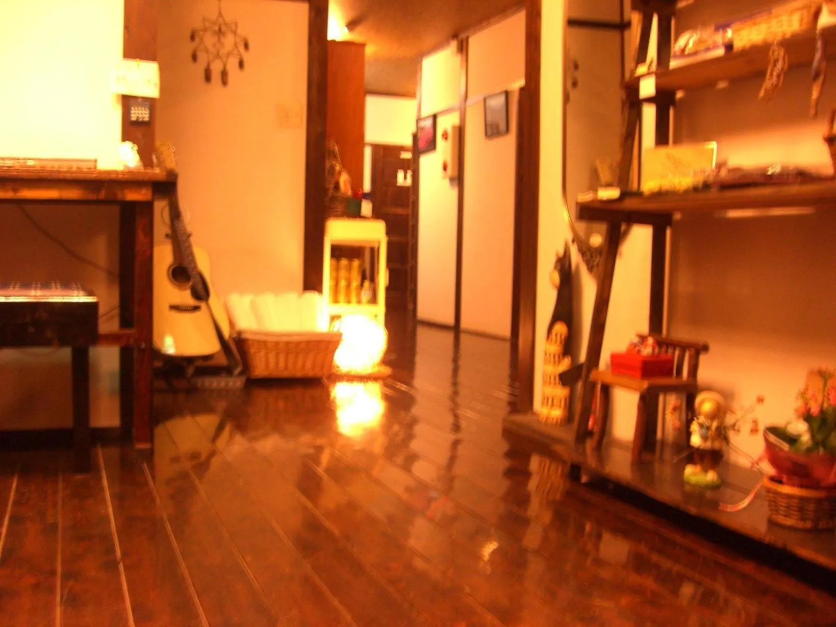 Lobby or reception in Yufuin Country Road Youth Hostel