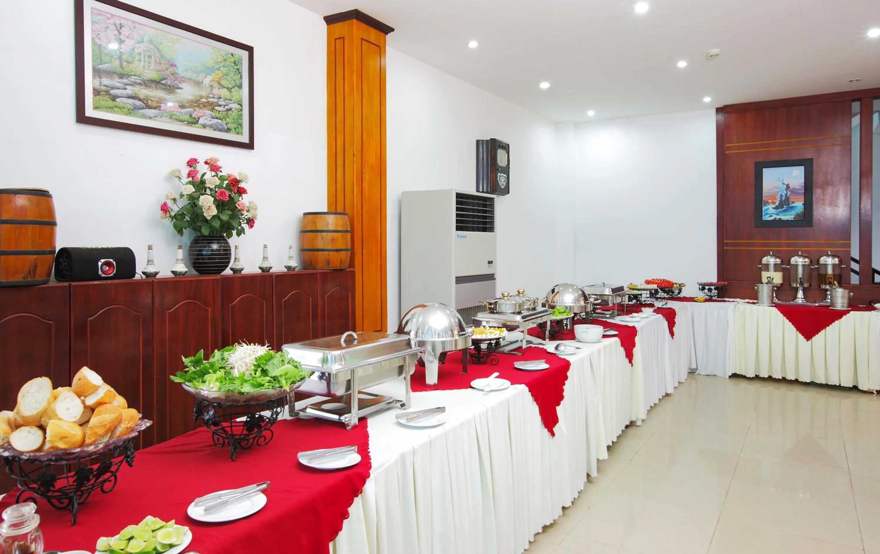 Buffet breakfast in Gold Stars Hotel