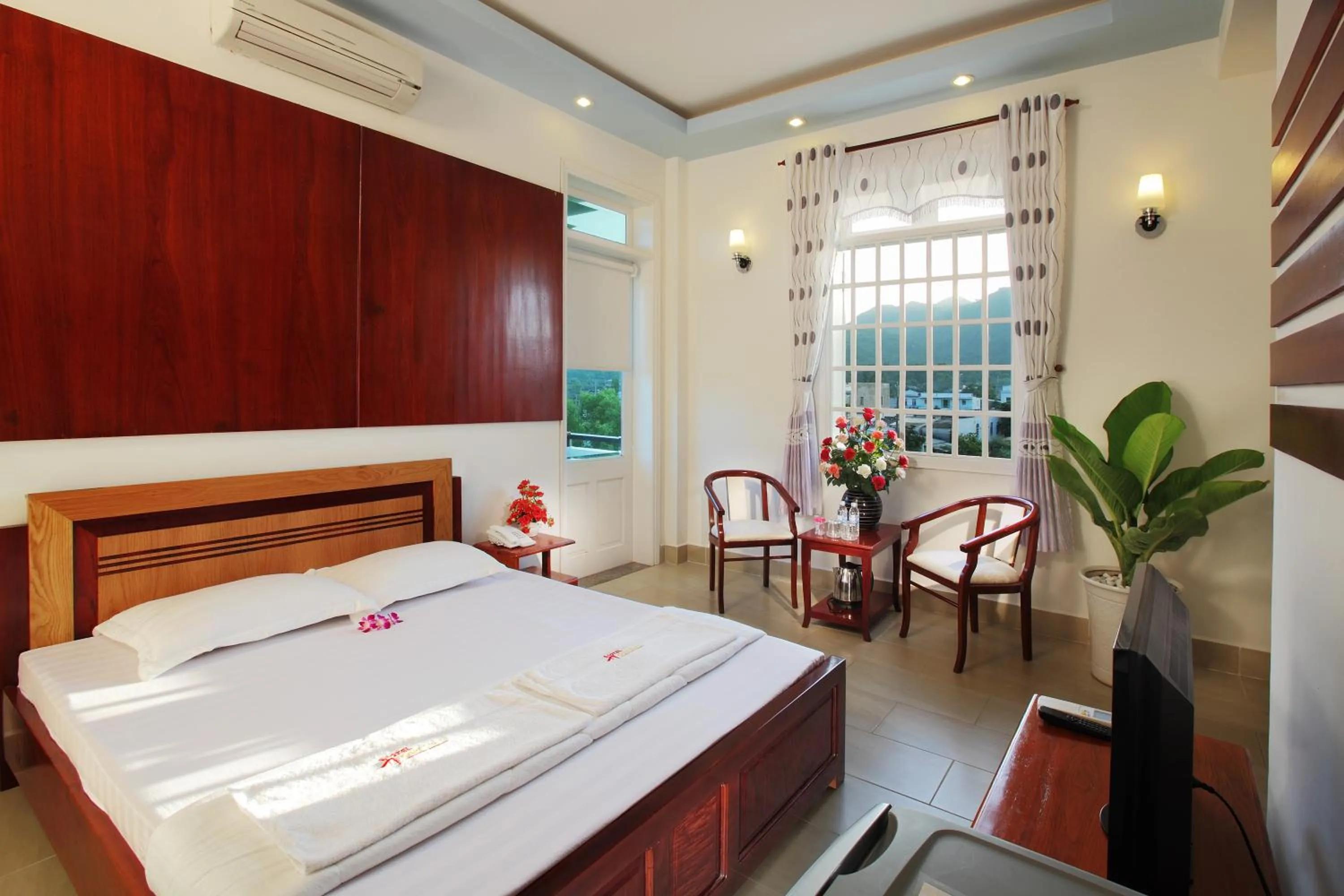 Bed in Gold Stars Hotel