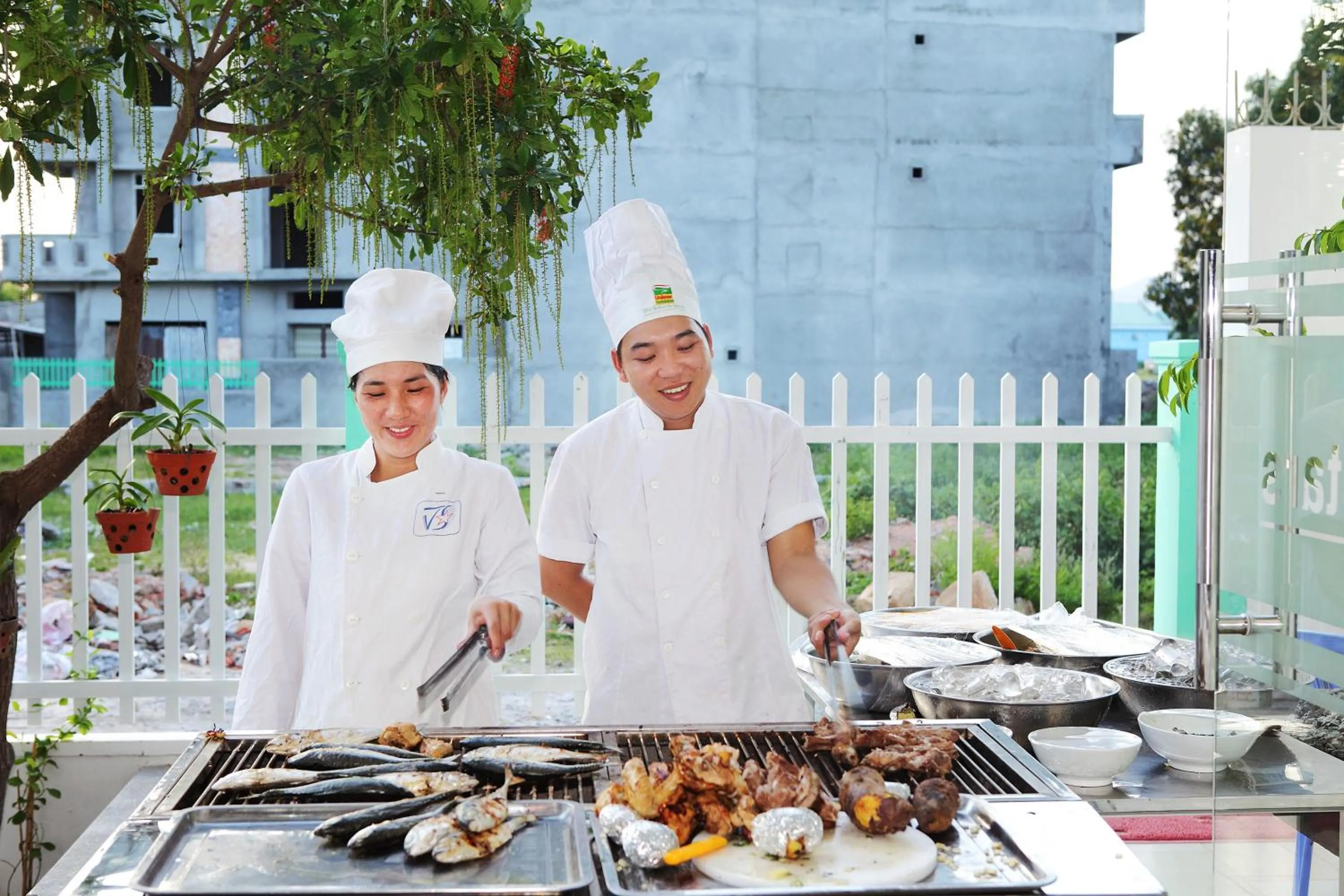 Staff in Gold Stars Hotel