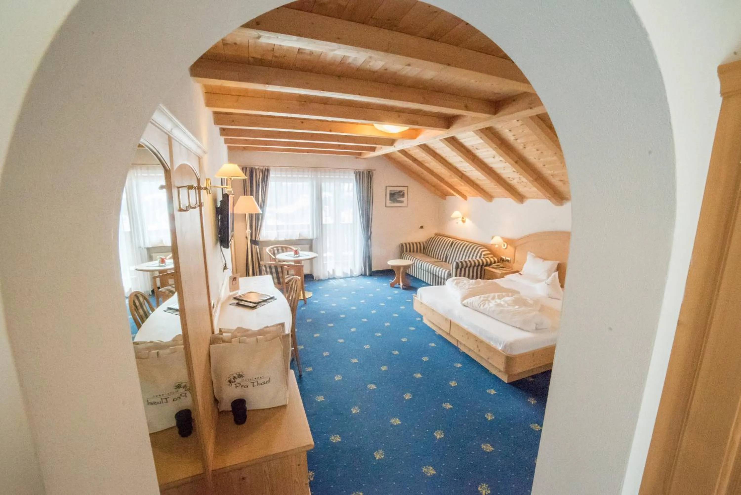 Bed in Hotel Pra Tlusel