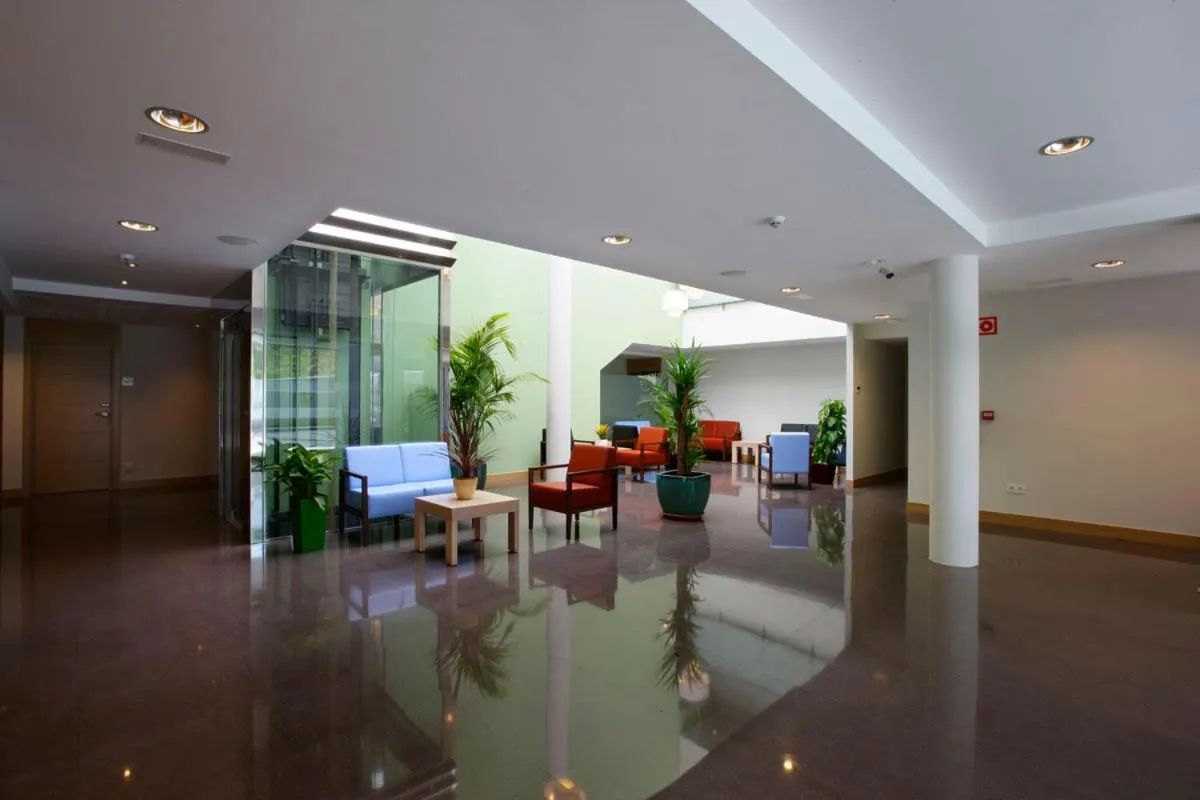 Lobby or reception in Aginaga Hotela