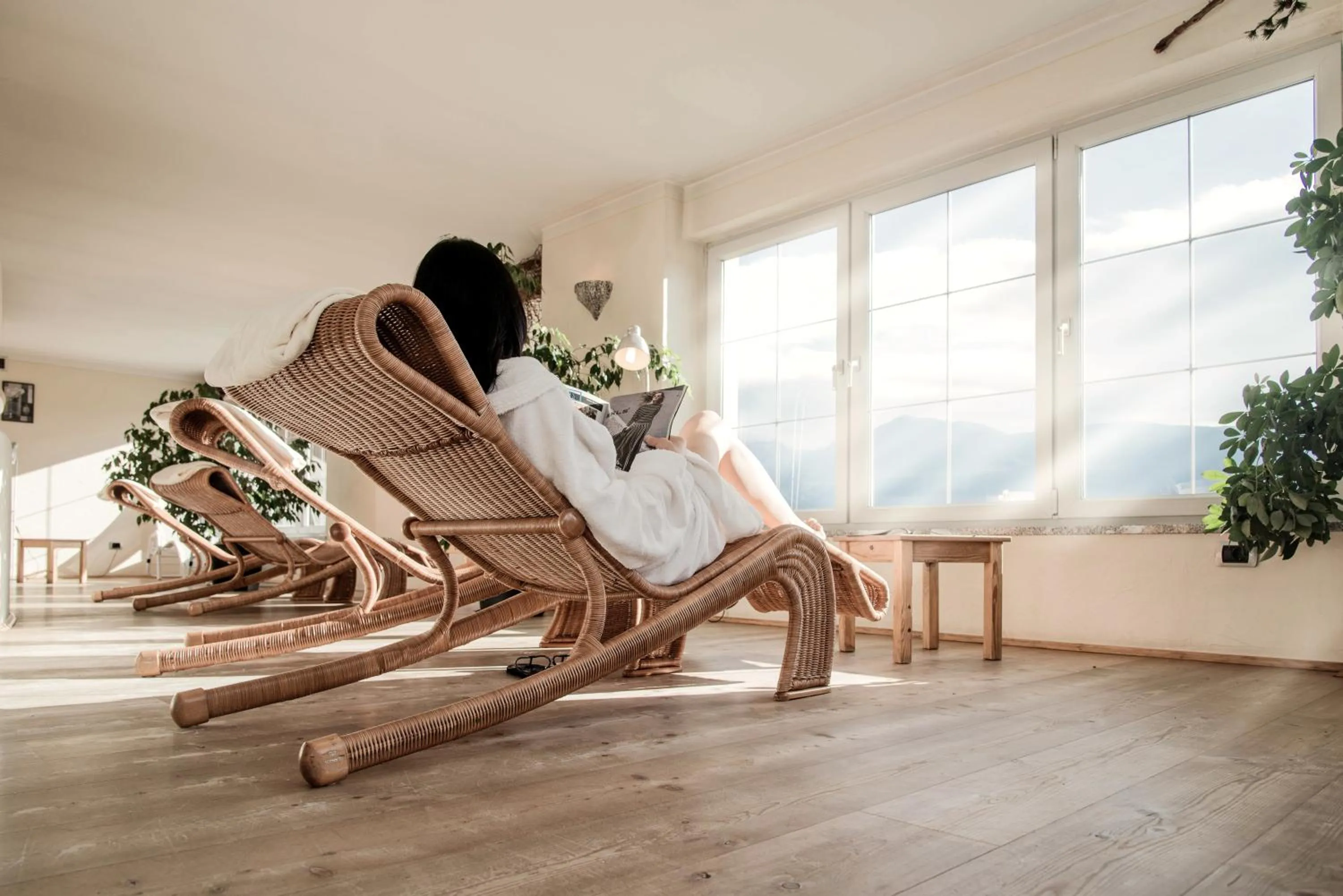 Sauna in Appartement- und Wellnesshotel Winkler