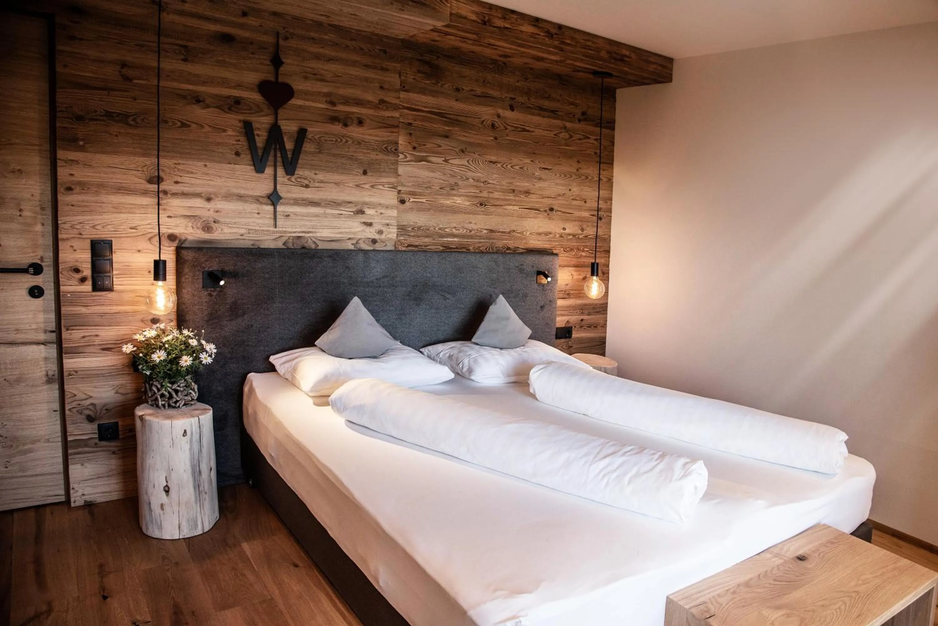 Photo of the whole room, Bed in Appartement- und Wellnesshotel Winkler