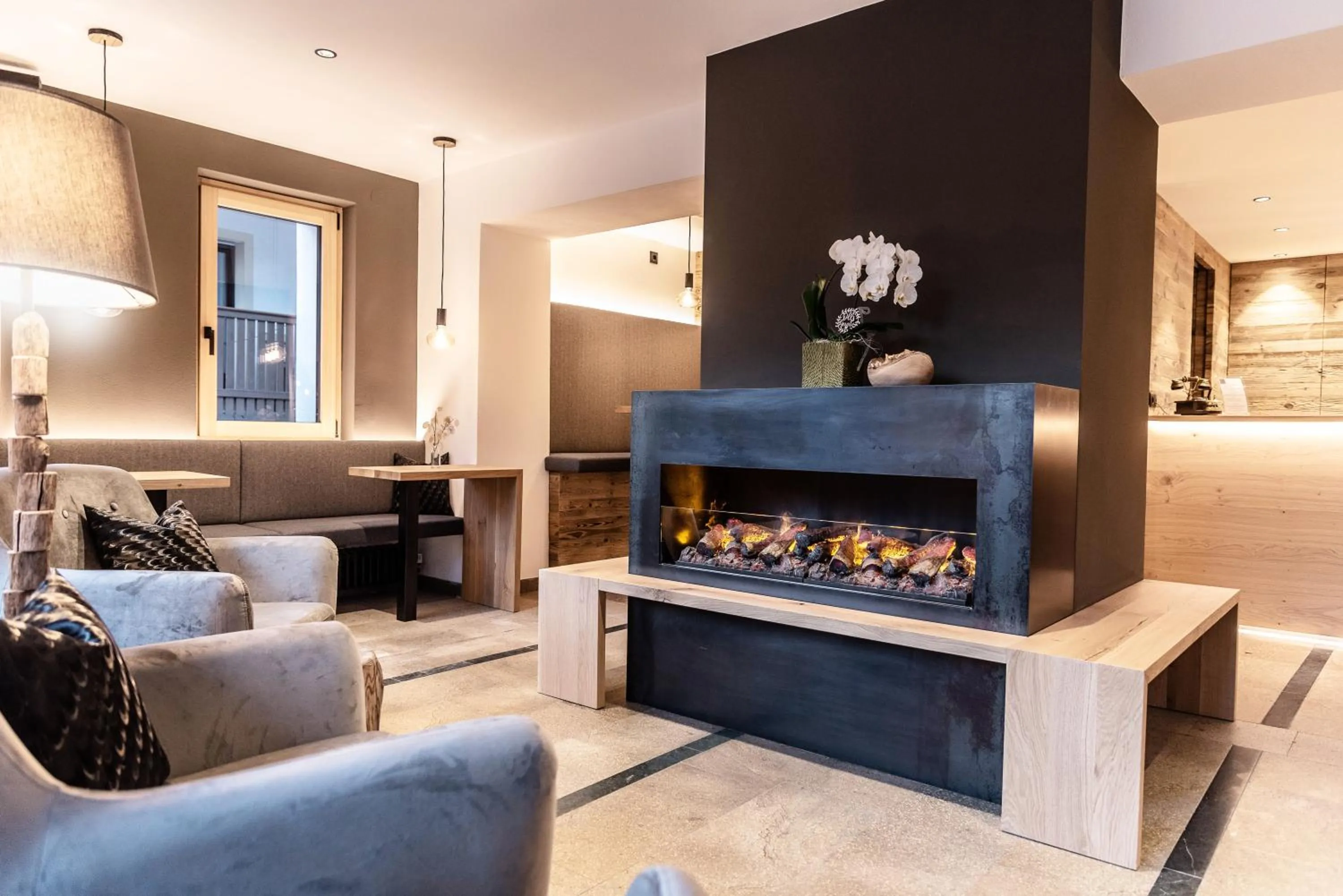 Lobby or reception in Appartement- und Wellnesshotel Winkler