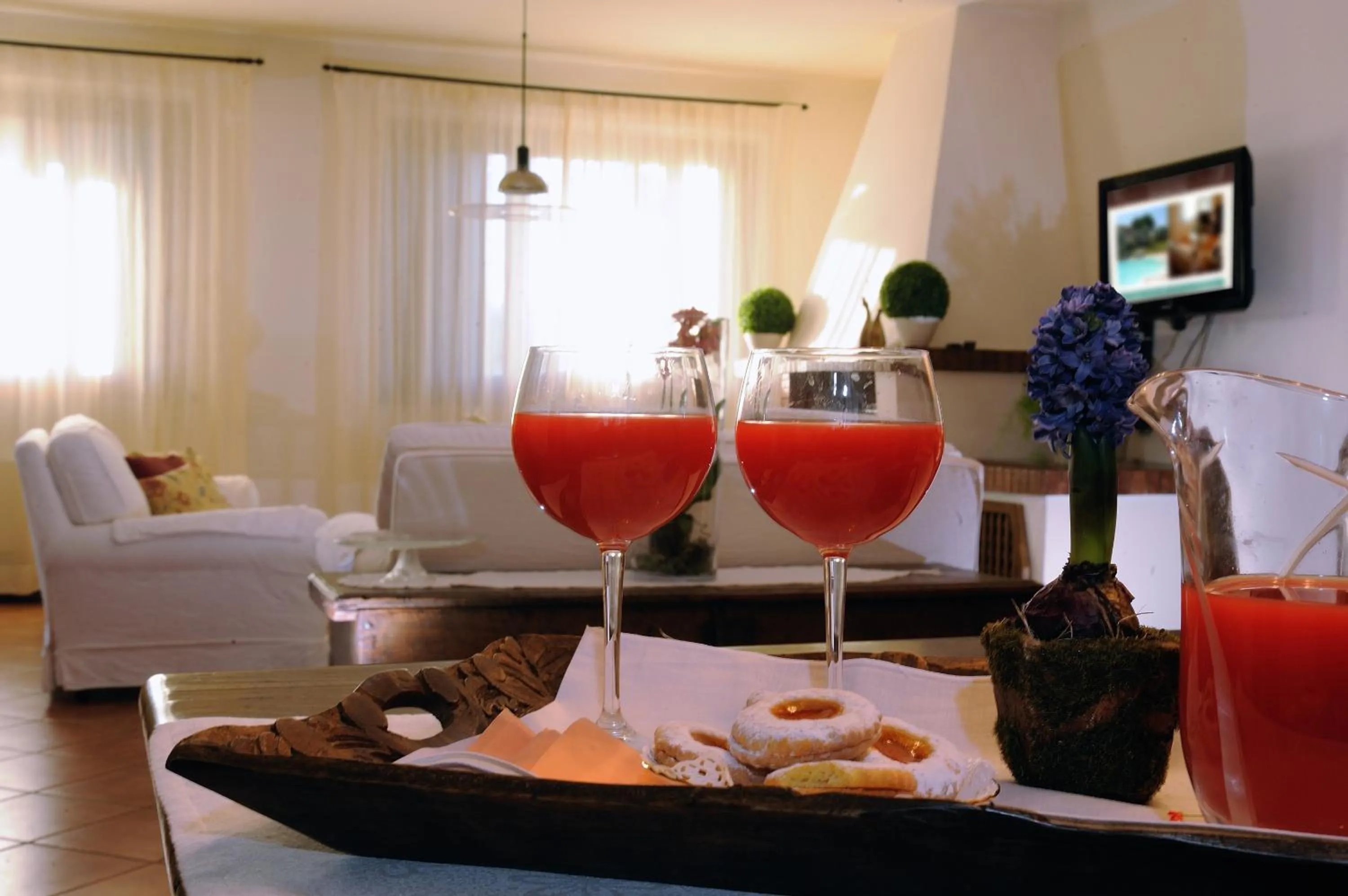 Communal lounge/ TV room in Agriturismo - B&B L'Acquacotta