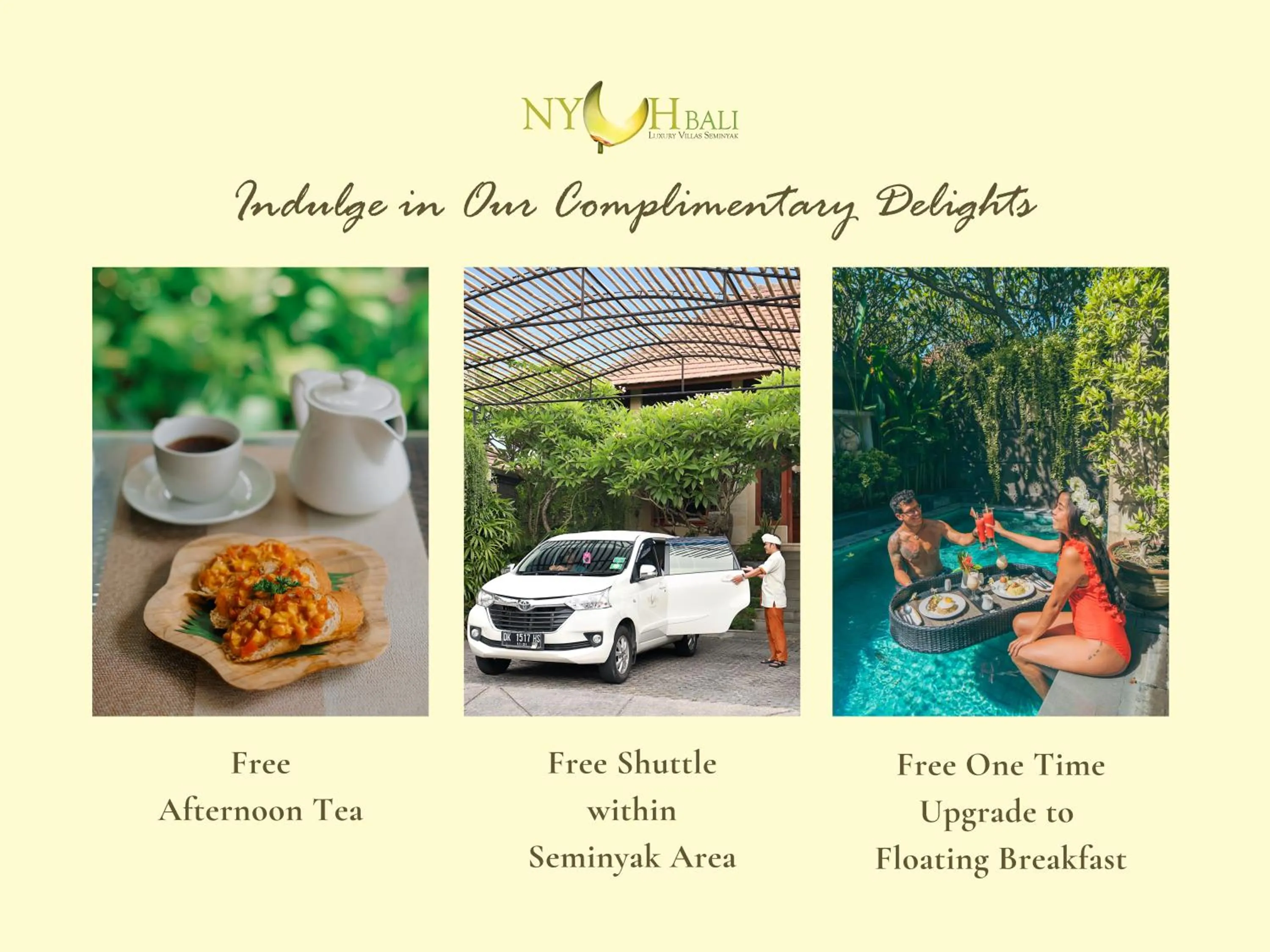 Restaurant/places to eat in Nyuh Bali Villas
